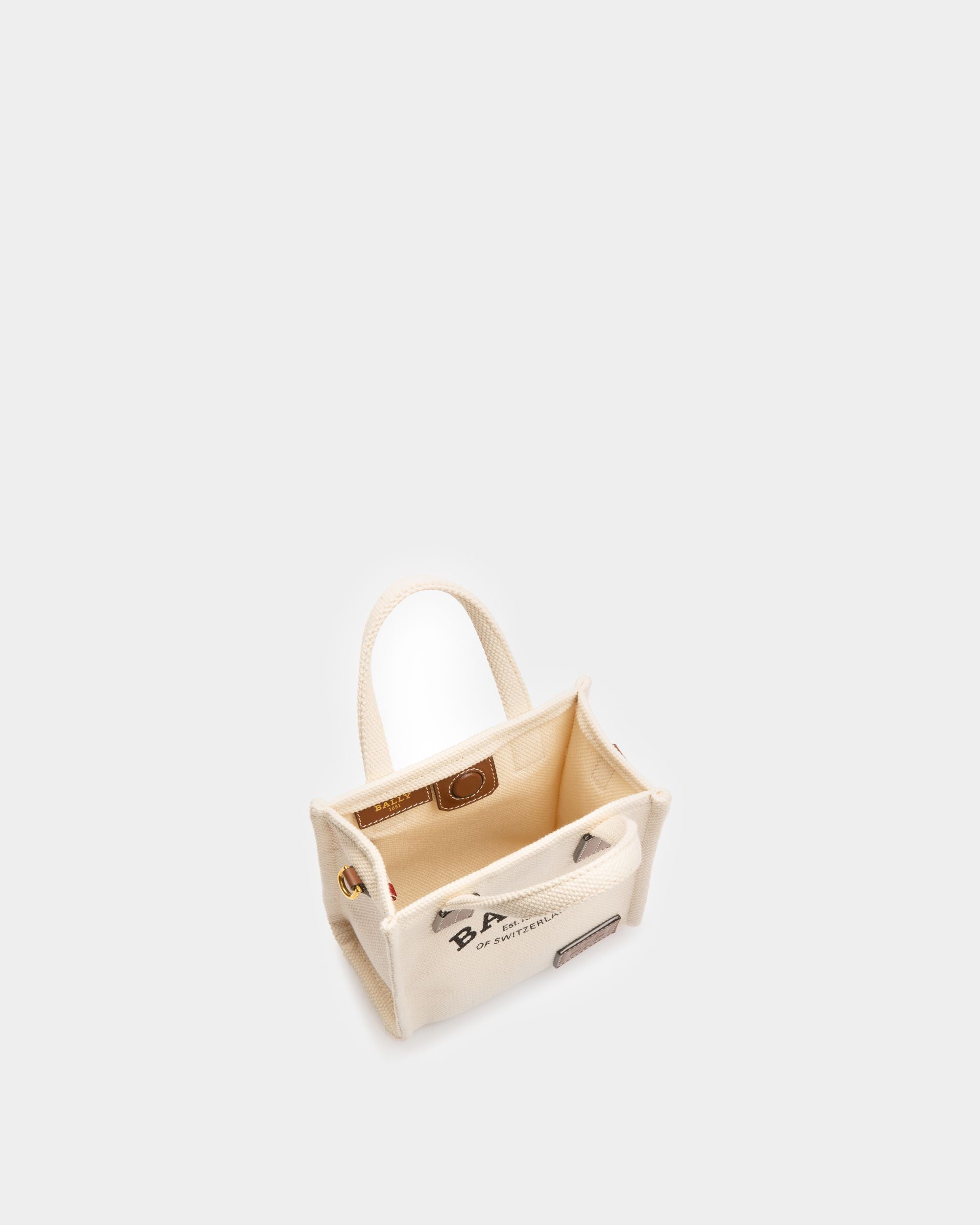 Crystalia Xs Borsa Mini In Tessuto Color Naturale - Donna - Bally - 04