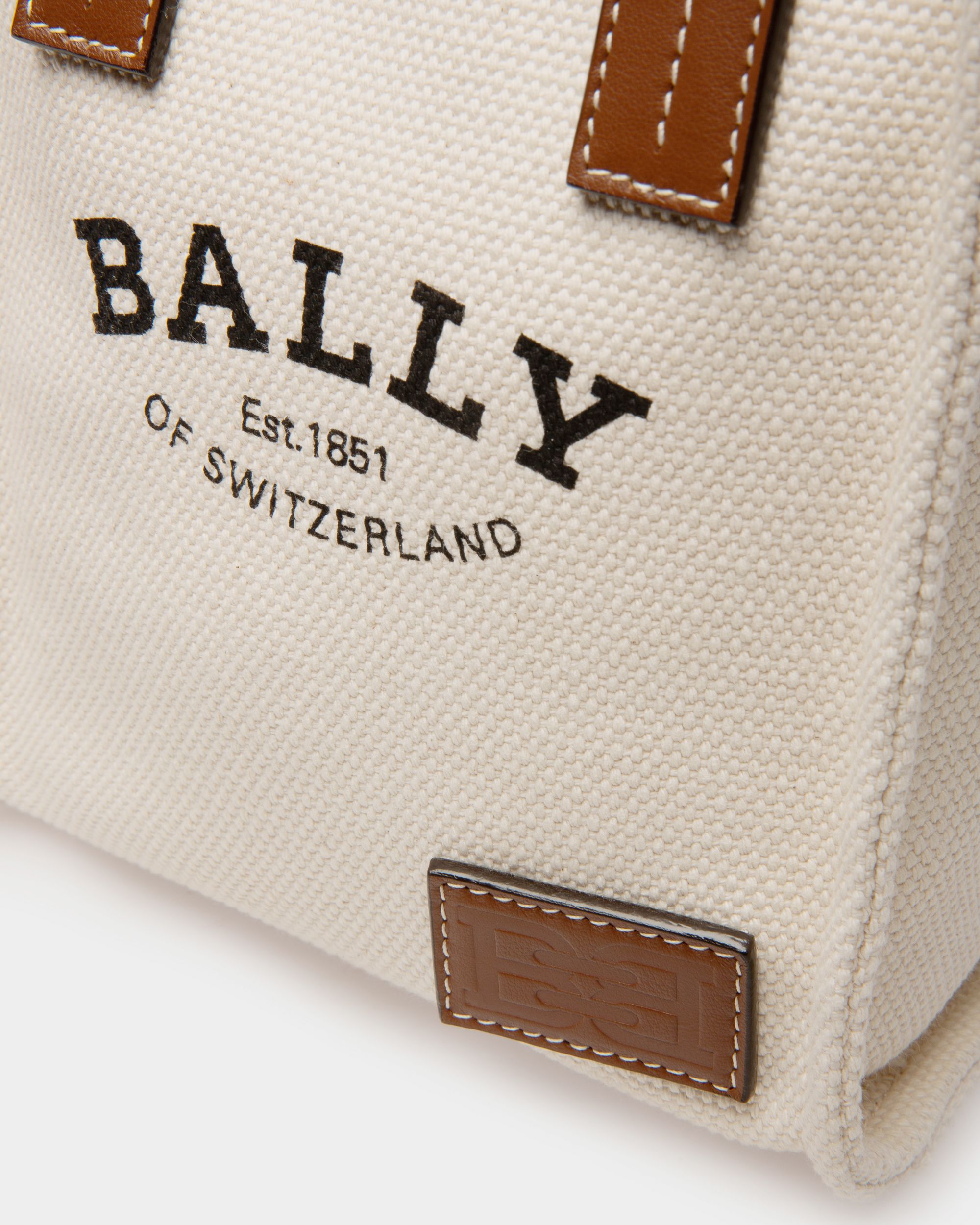 Crystalia Xs Borsa Mini In Tessuto Color Naturale - Donna - Bally - 05