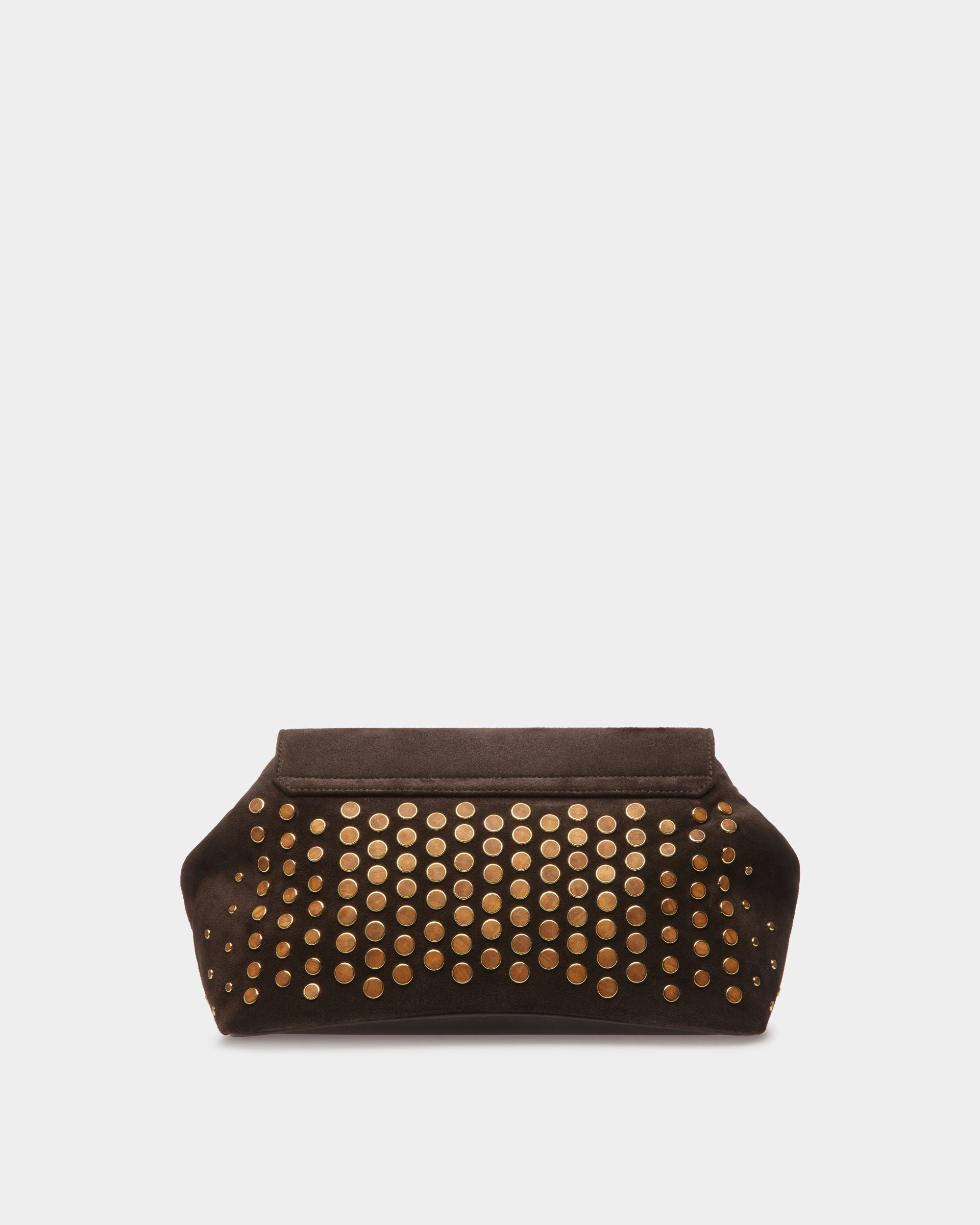 Borsa A Spalla Emblem In Pelle Marrone - Donna - Bally - 02