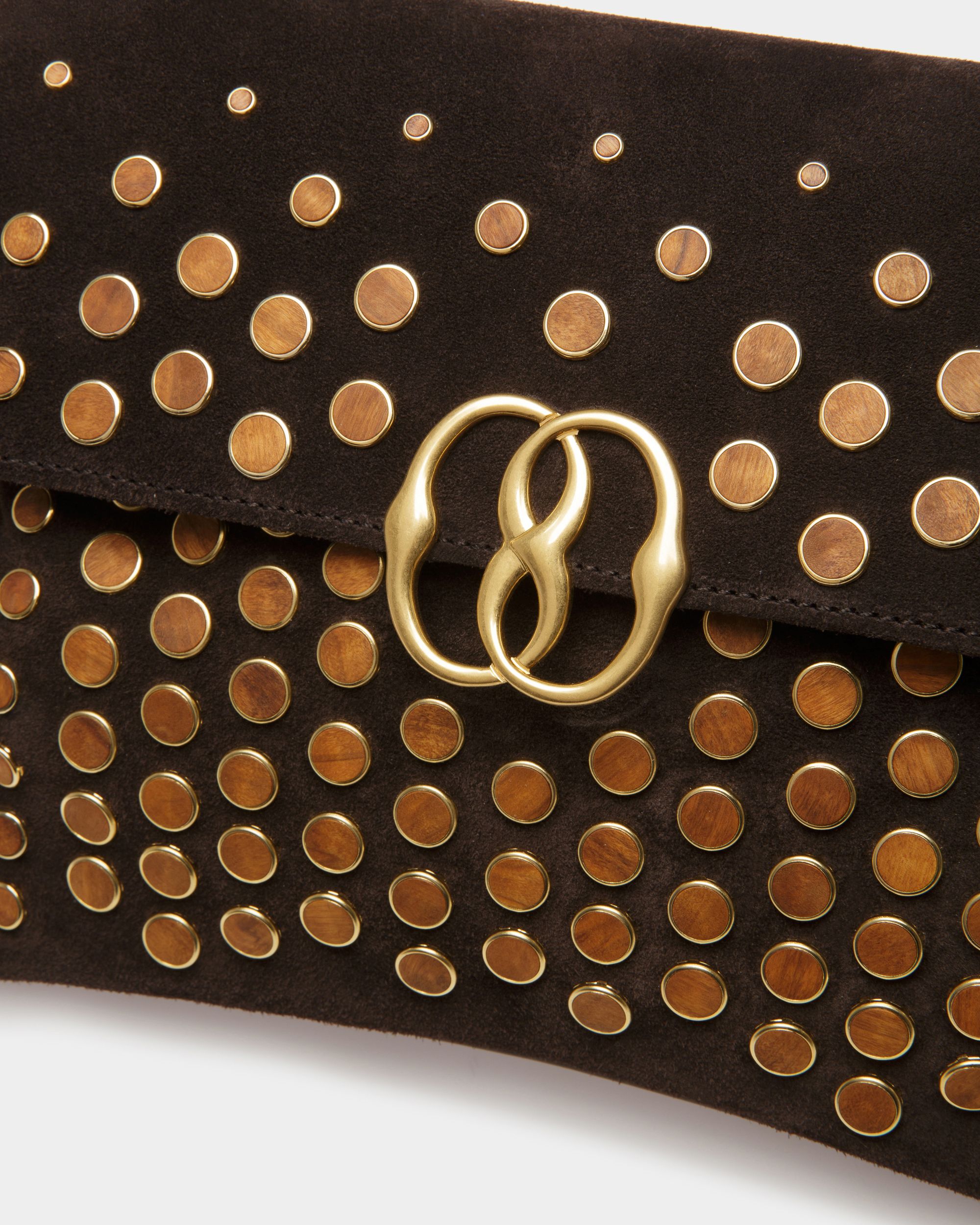 Borsa A Spalla Emblem In Pelle Marrone - Donna - Bally - 05