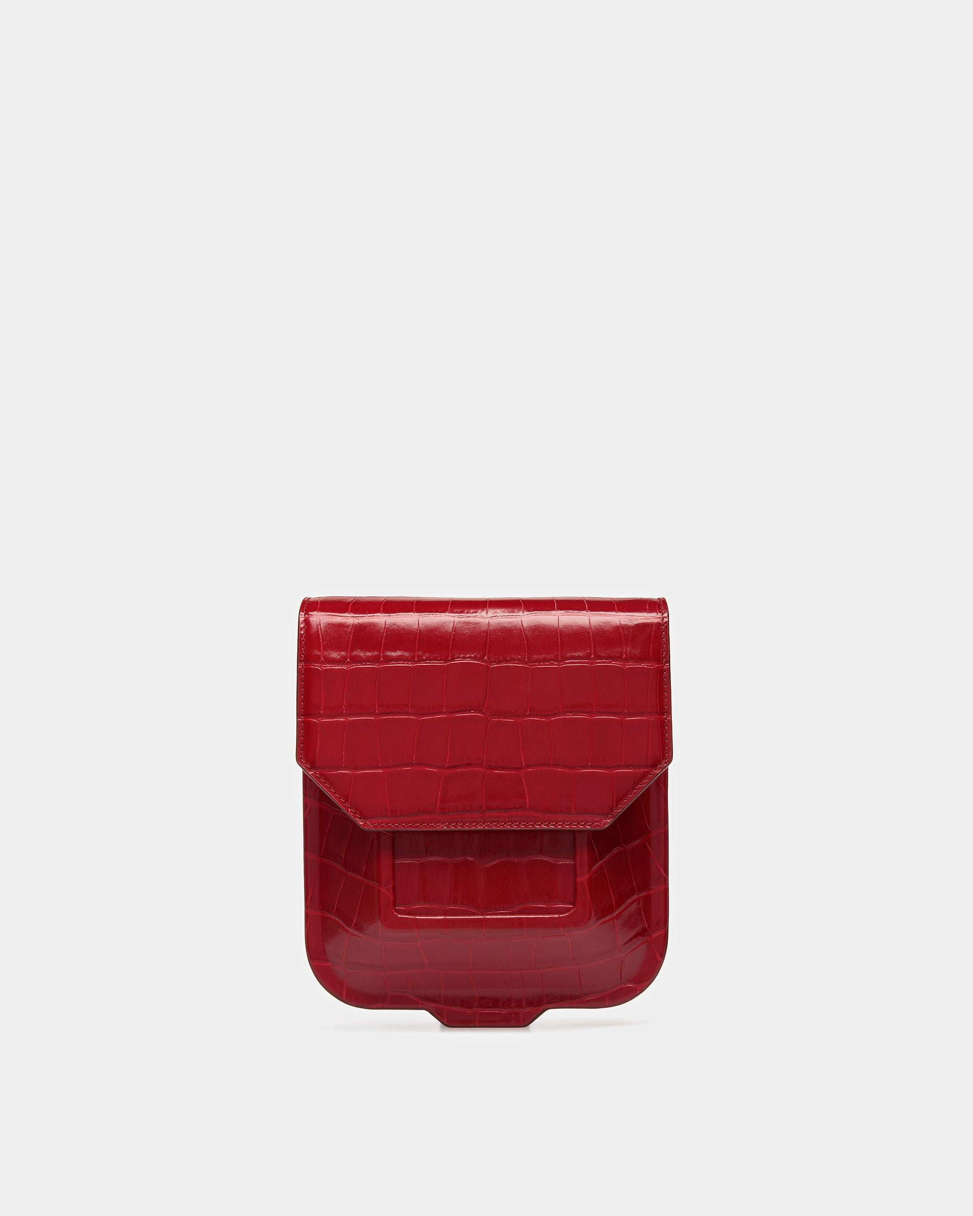 Borsa Mini To Go In Pelle Goffrata Cocco - Donna - Bally - 01