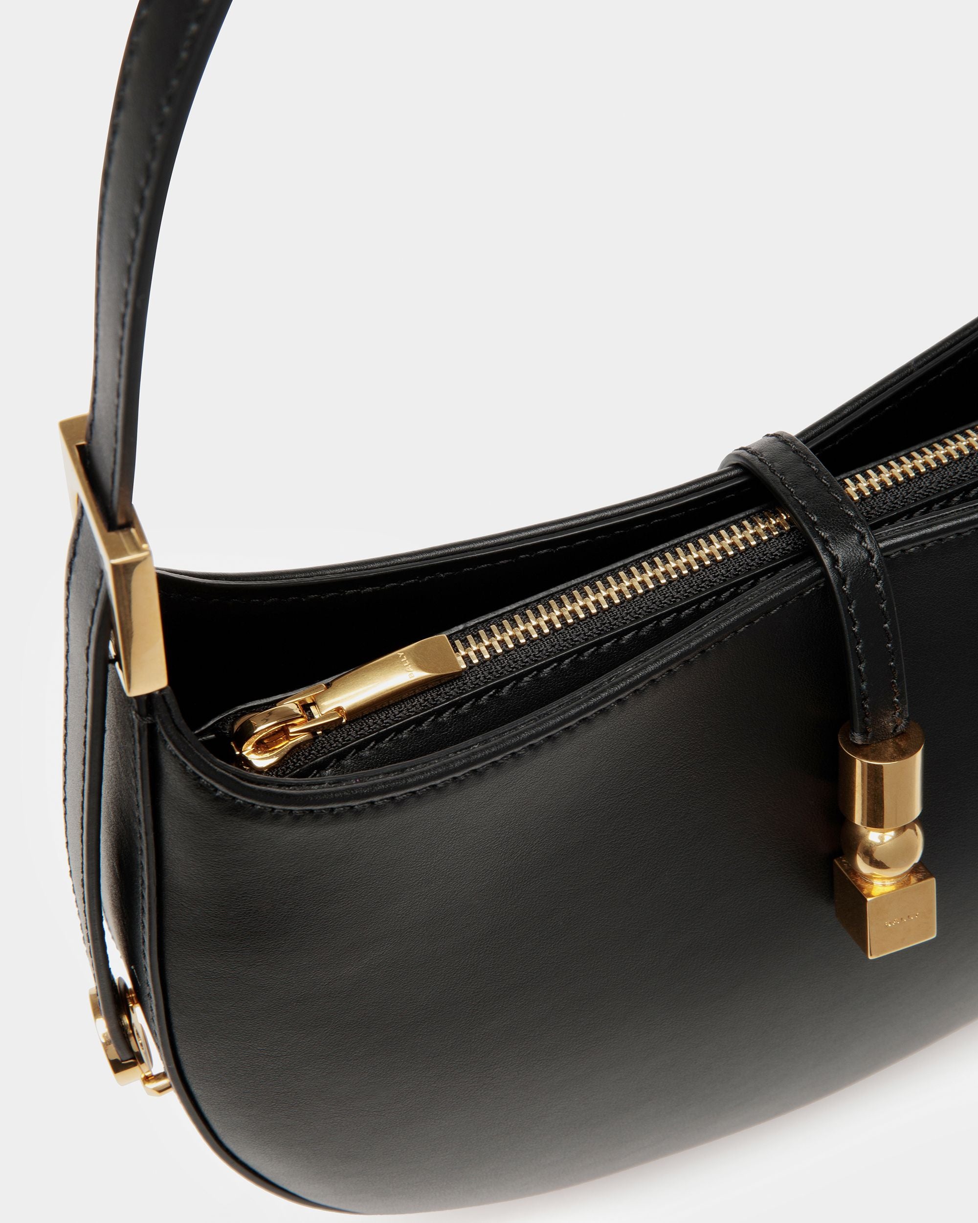 Borsa A Spalla Block In Pelle Liscia - Donna - Bally - 03