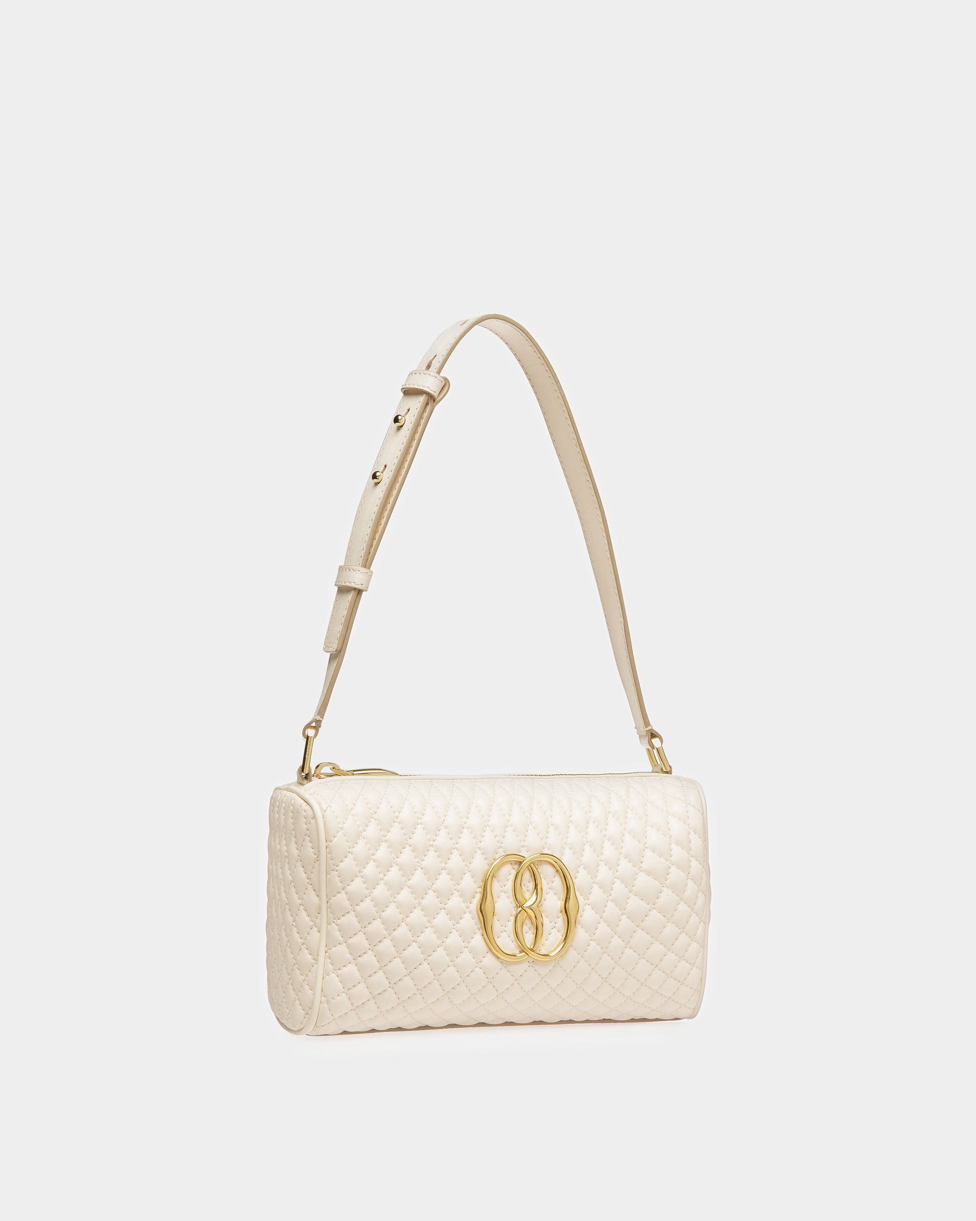 Borsa Mini Emblem In Pelle Trapuntata - Donna - Bally - 04