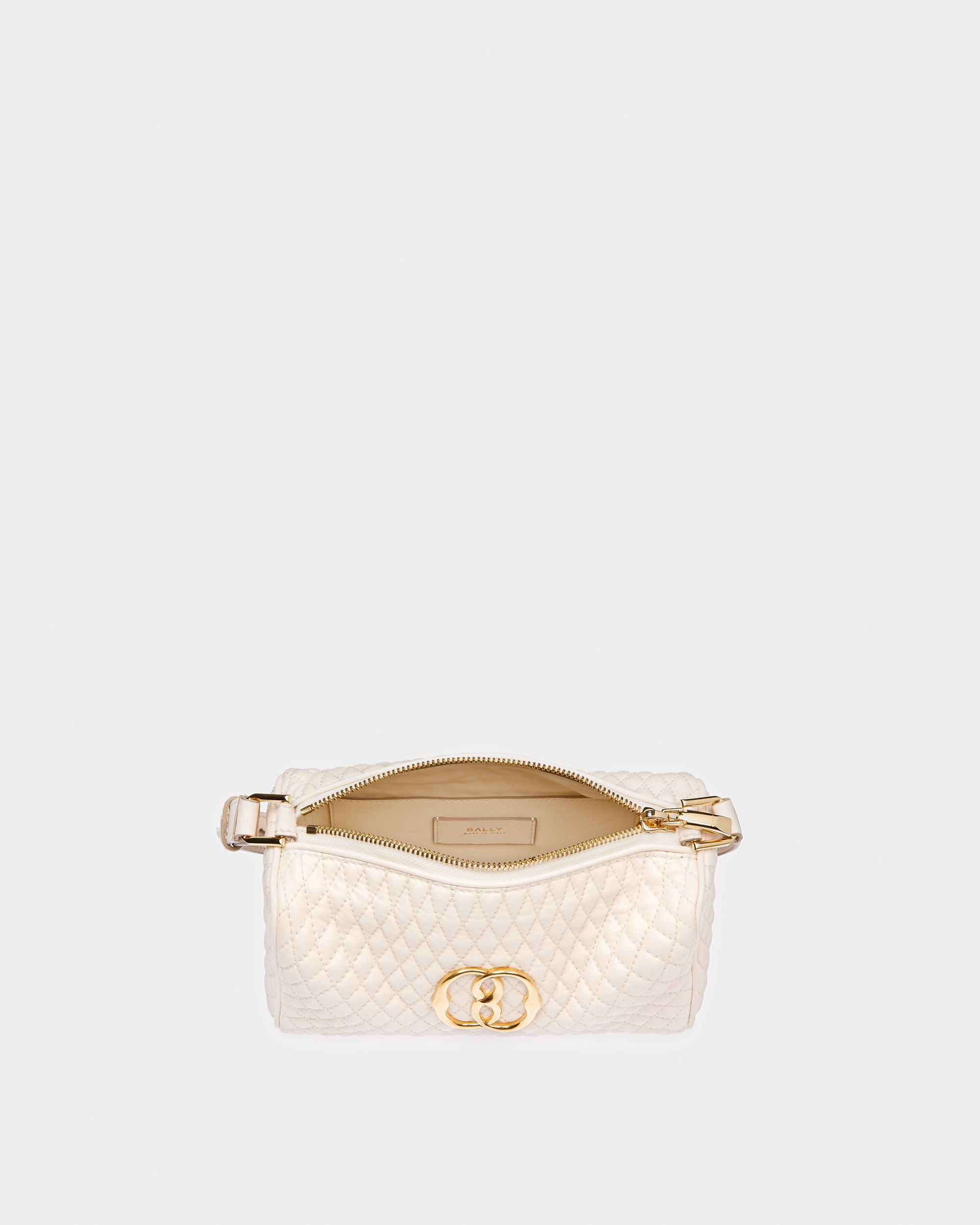 Borsa Mini Emblem In Pelle Trapuntata - Donna - Bally - 05
