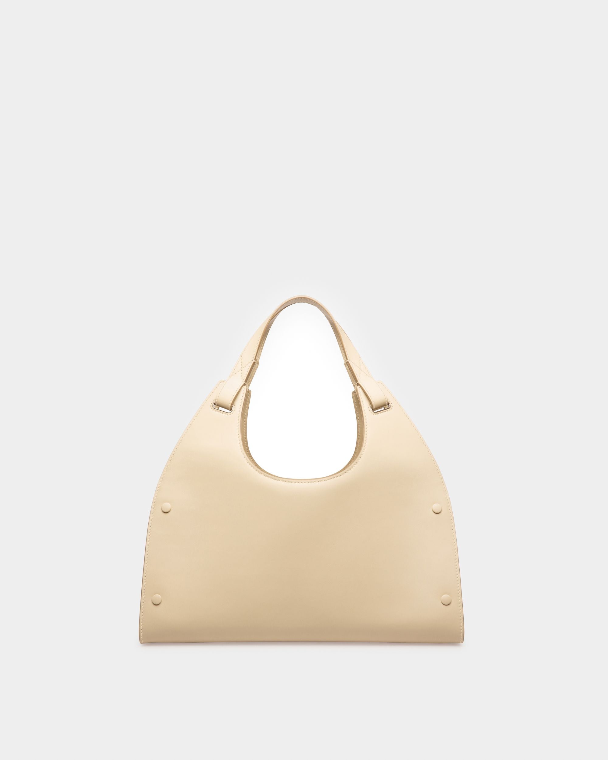 Ahres Borsa A Tracolla In Pelle Beige Chiaro - Donna - Bally - 03