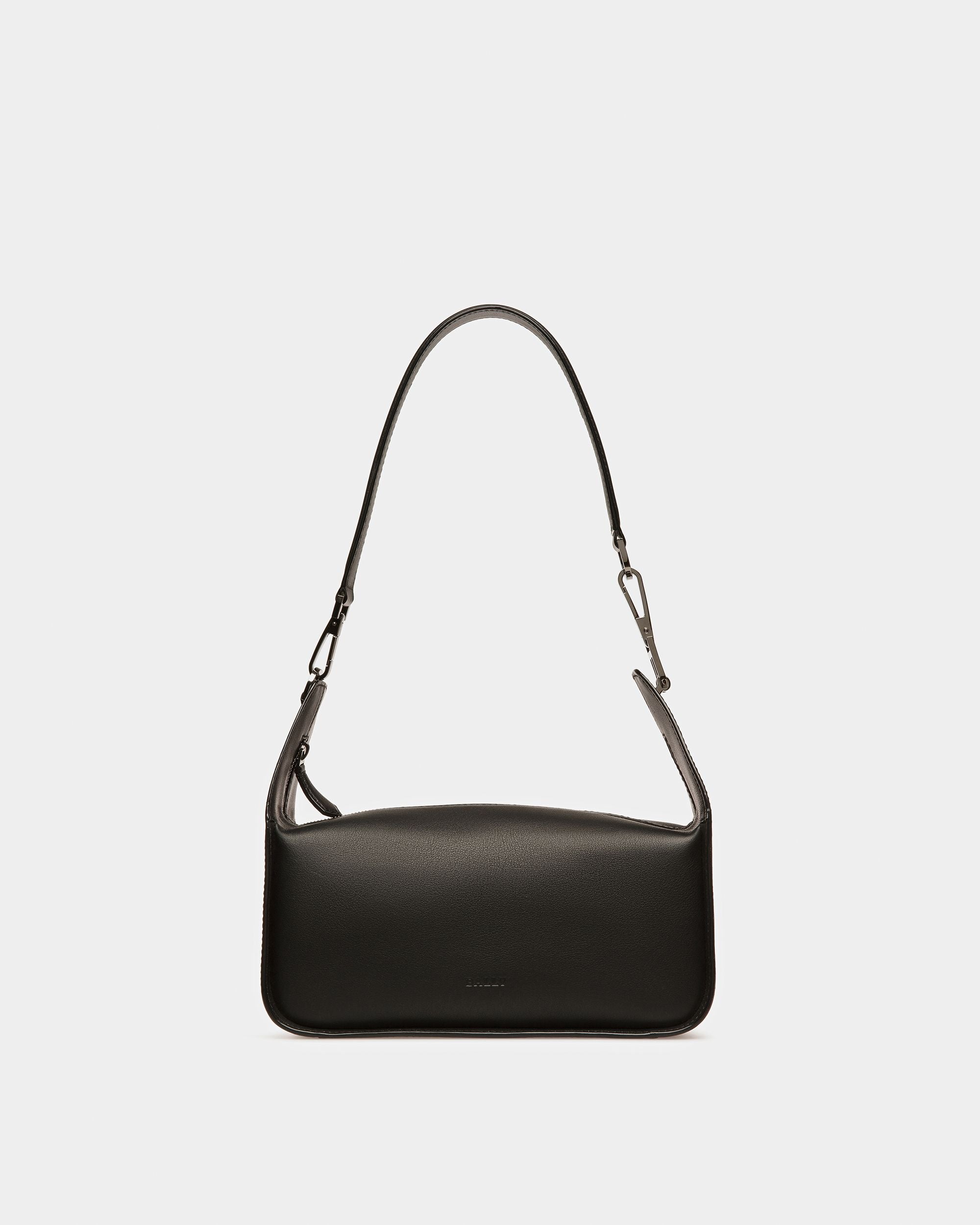 B-Hook Borsa A Spalla In Pelle Nera - Donna - Bally - 08