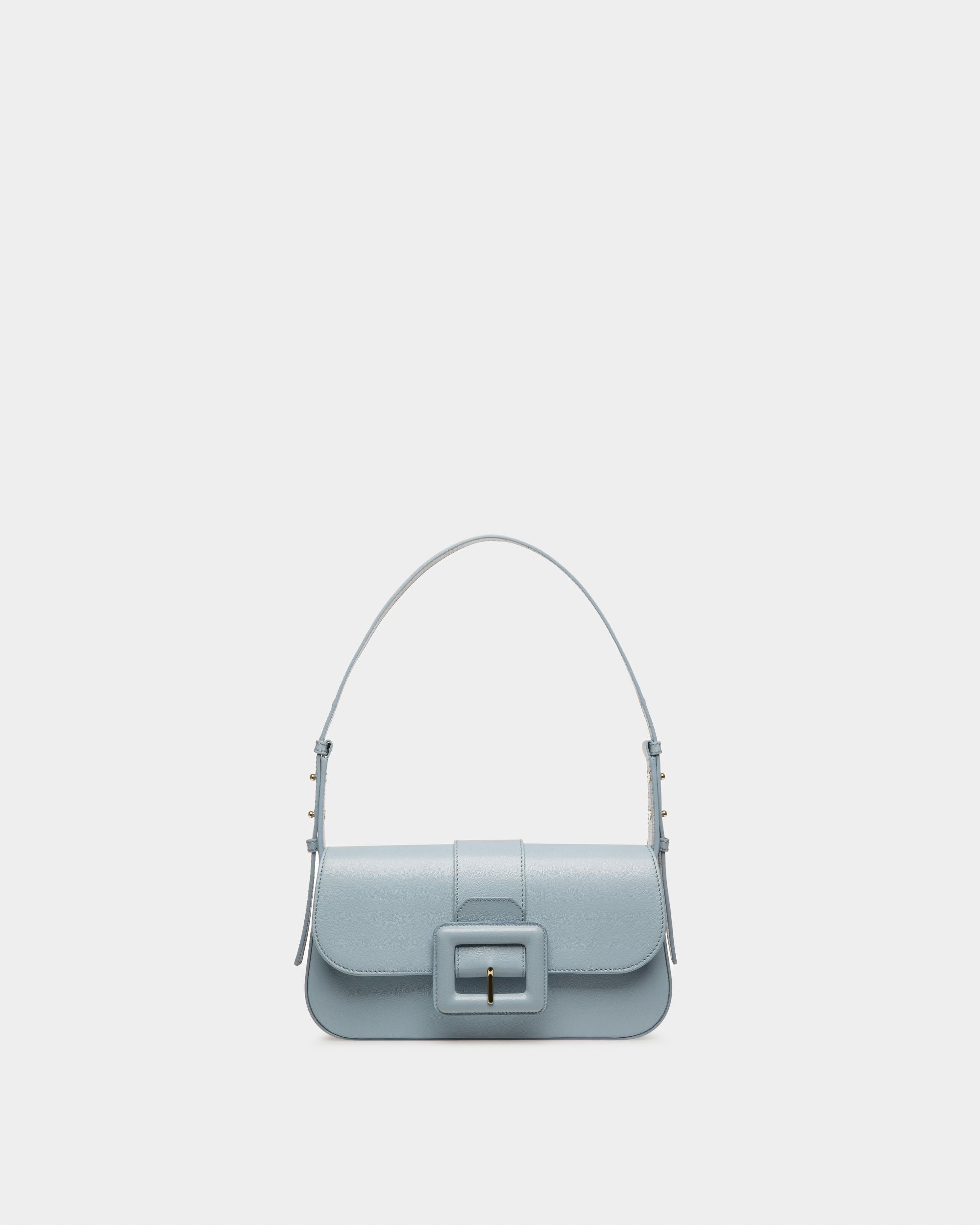 Jadha Borsa A Spalla In Pelle Azzurra - Donna - Bally - 01