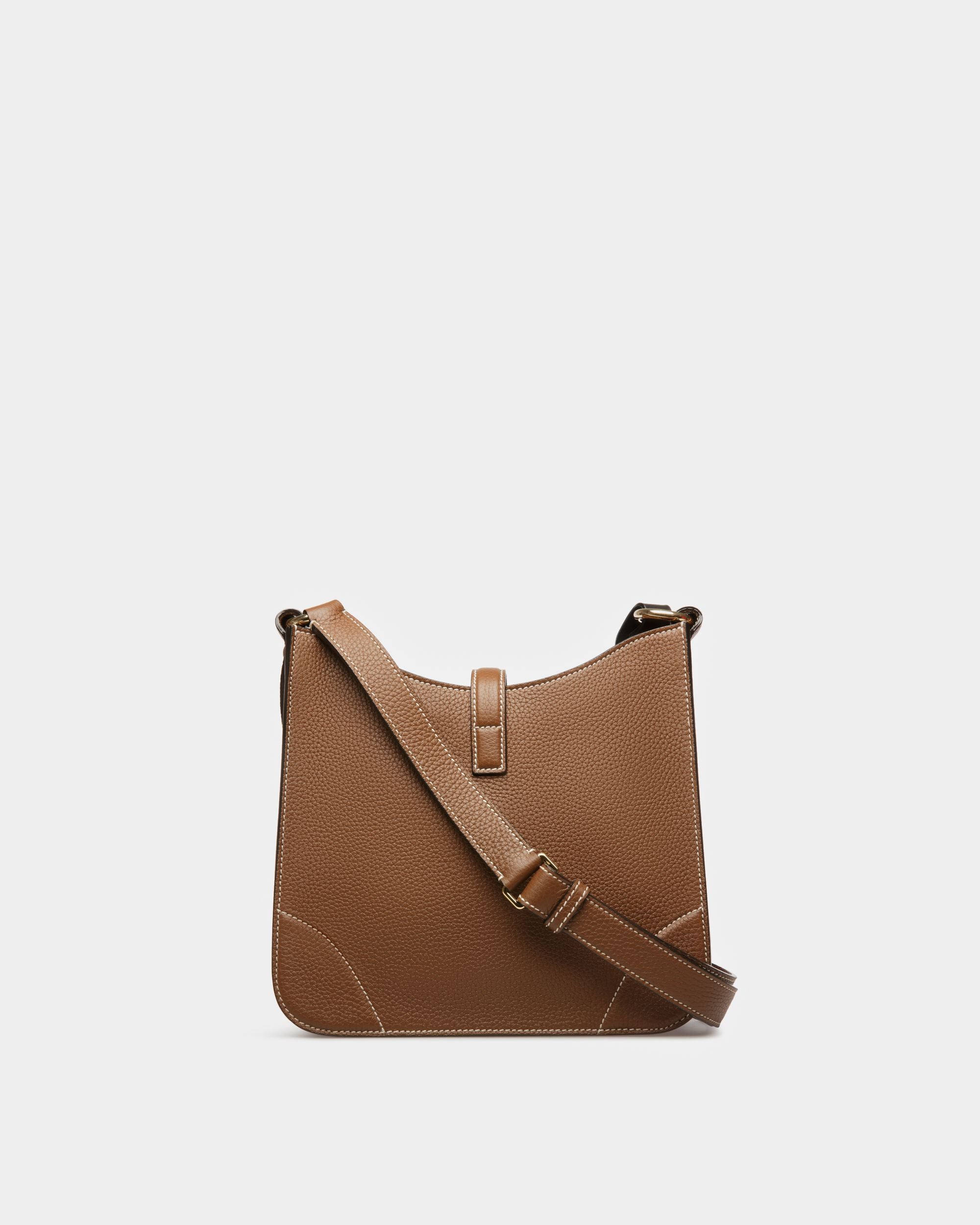 Lavynia Small Borsa Hobo In Pelle Marrone - Donna - Bally - 05