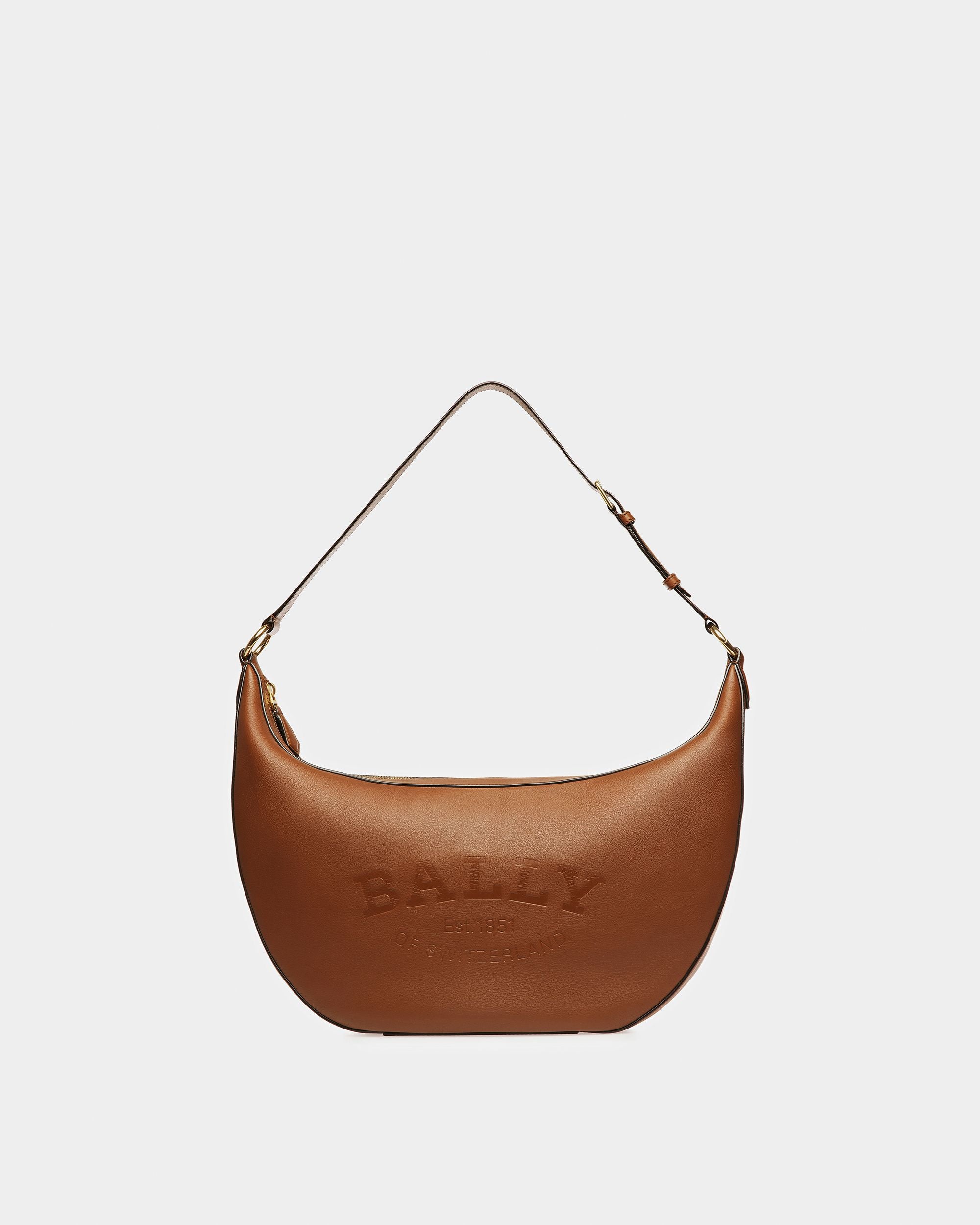 Charo Borsa A Spalla In Pelle Marrone - Donna - Bally - 01
