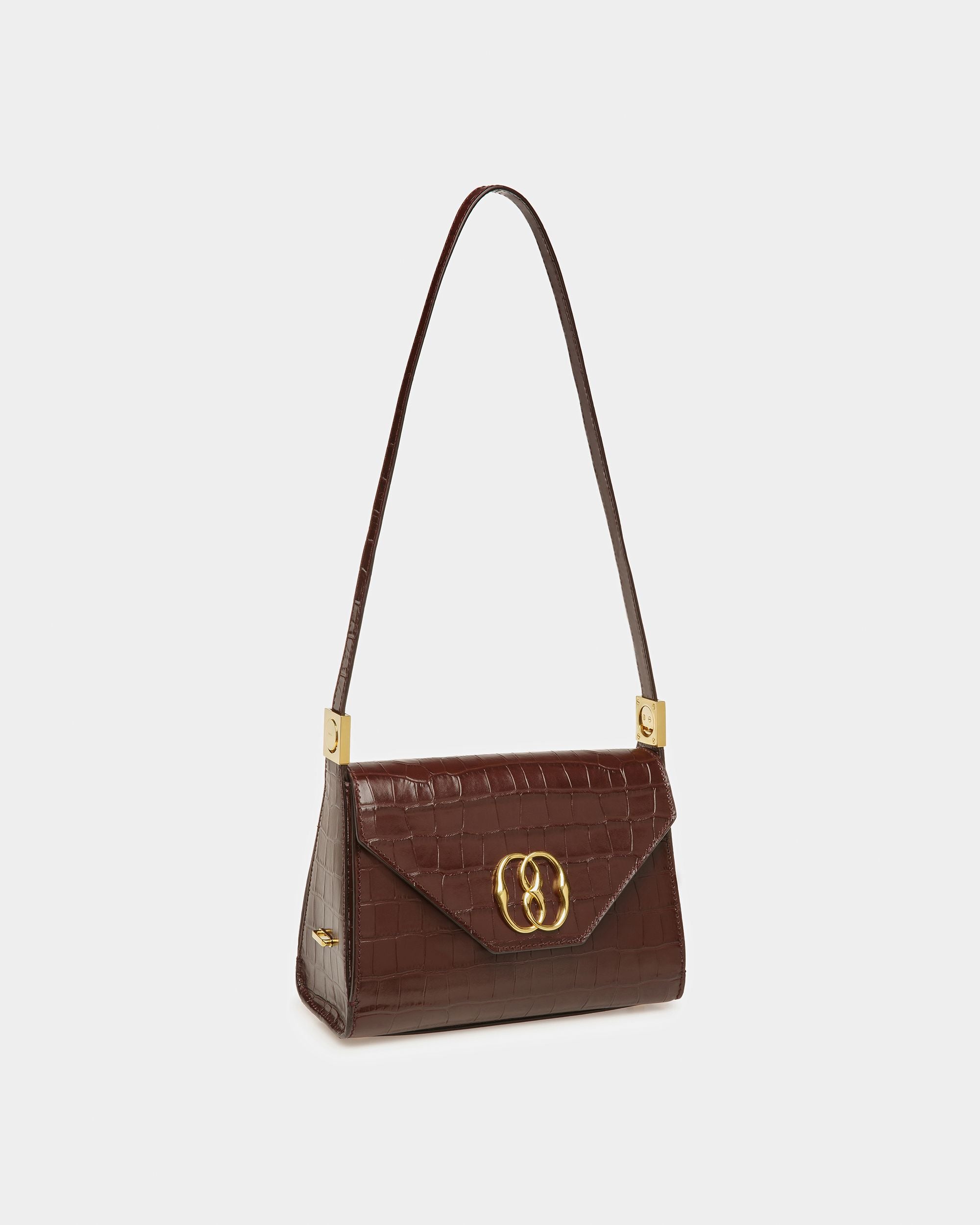 Borsa Con Manico Superiore Emblem In Pelle Goffrata Cocco - Donna - Bally - 04
