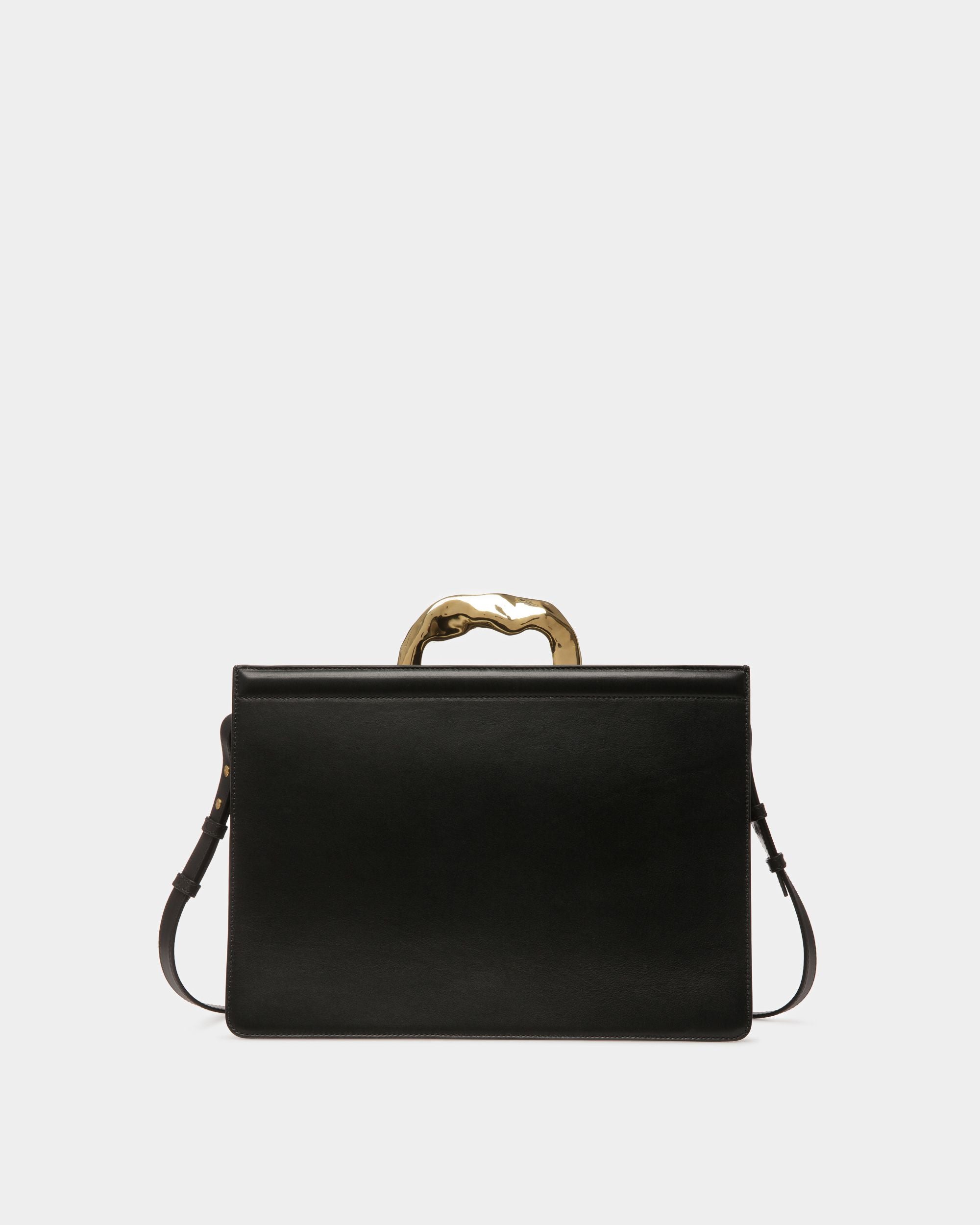Borsa A Mano Baroque In Pelle Nera - Donna - Bally - 03