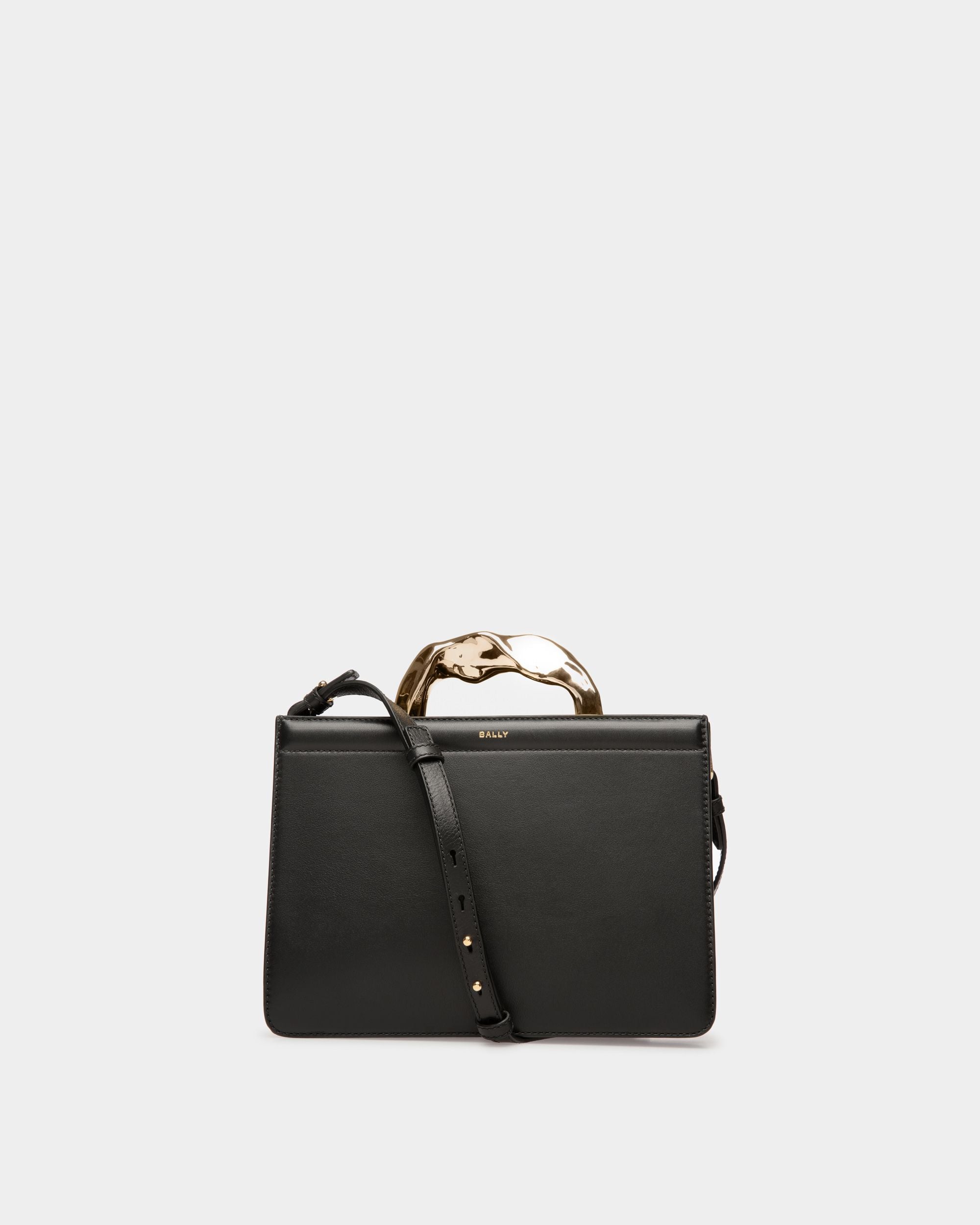 Borsa A Mano Baroque In Pelle Nera - Donna - Bally - 01