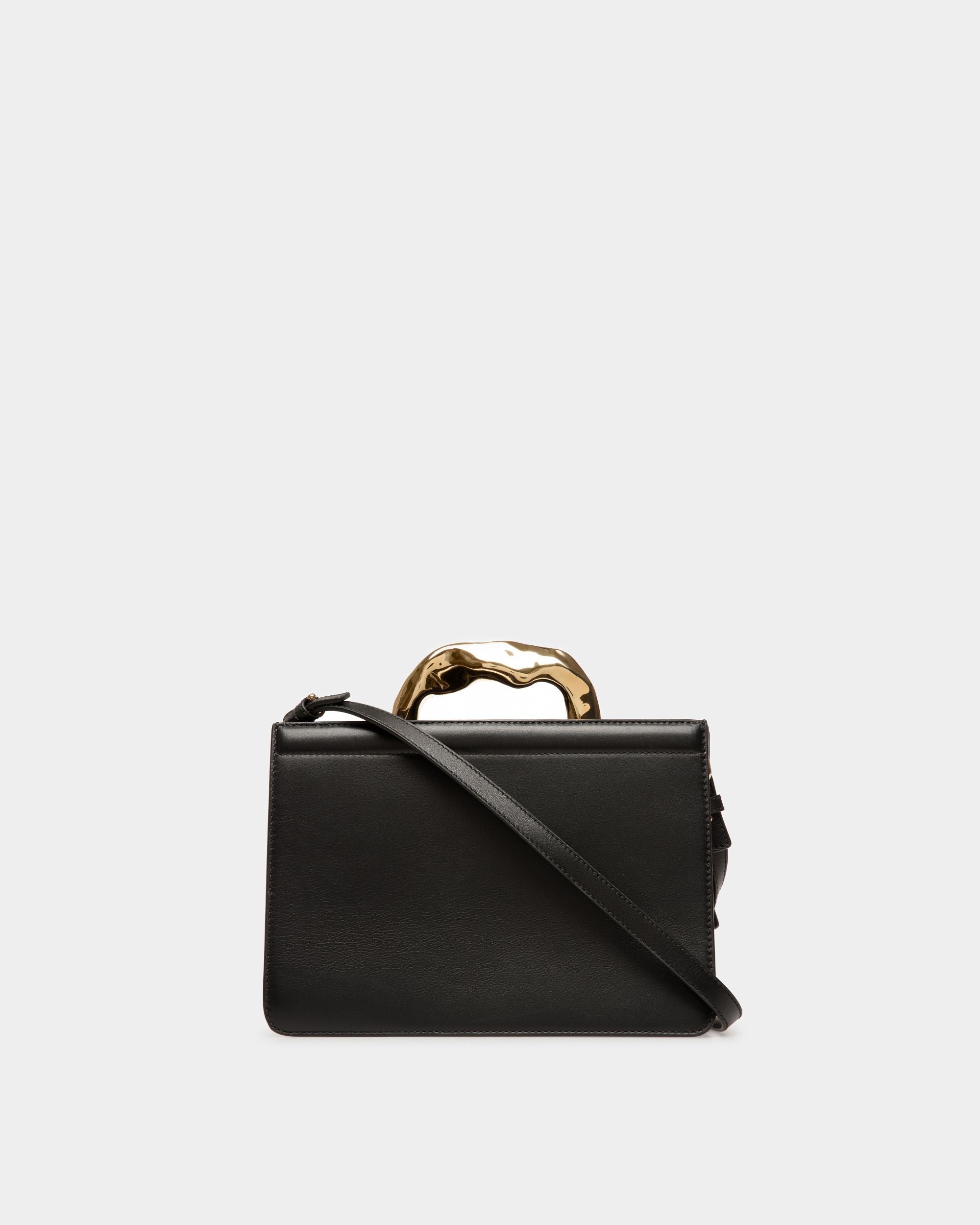 Borsa A Mano Baroque In Pelle Nera - Donna - Bally - 03