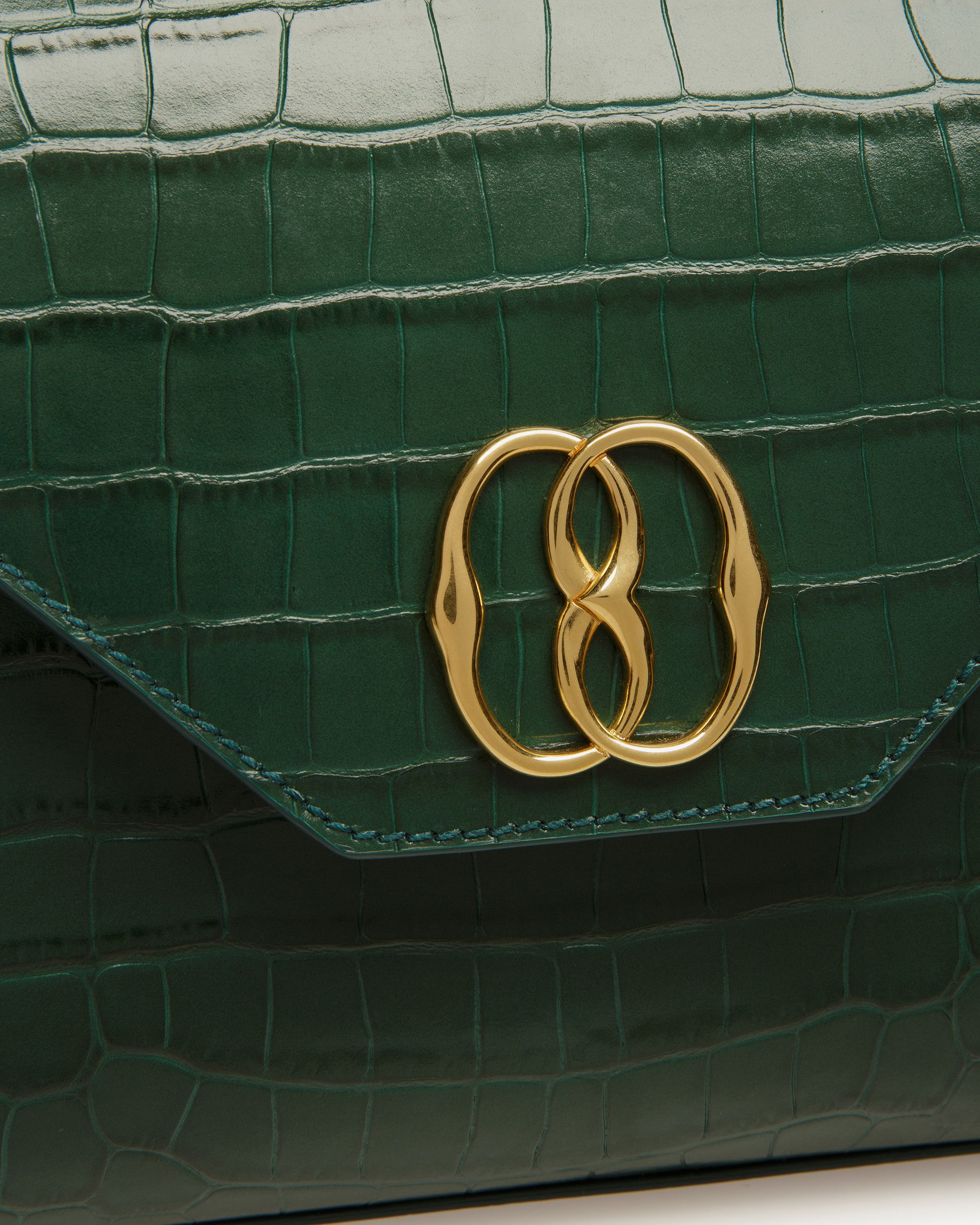 Borsa A Spalla Emblem In Pelle Goffrata Cocco - Donna - Bally - 06
