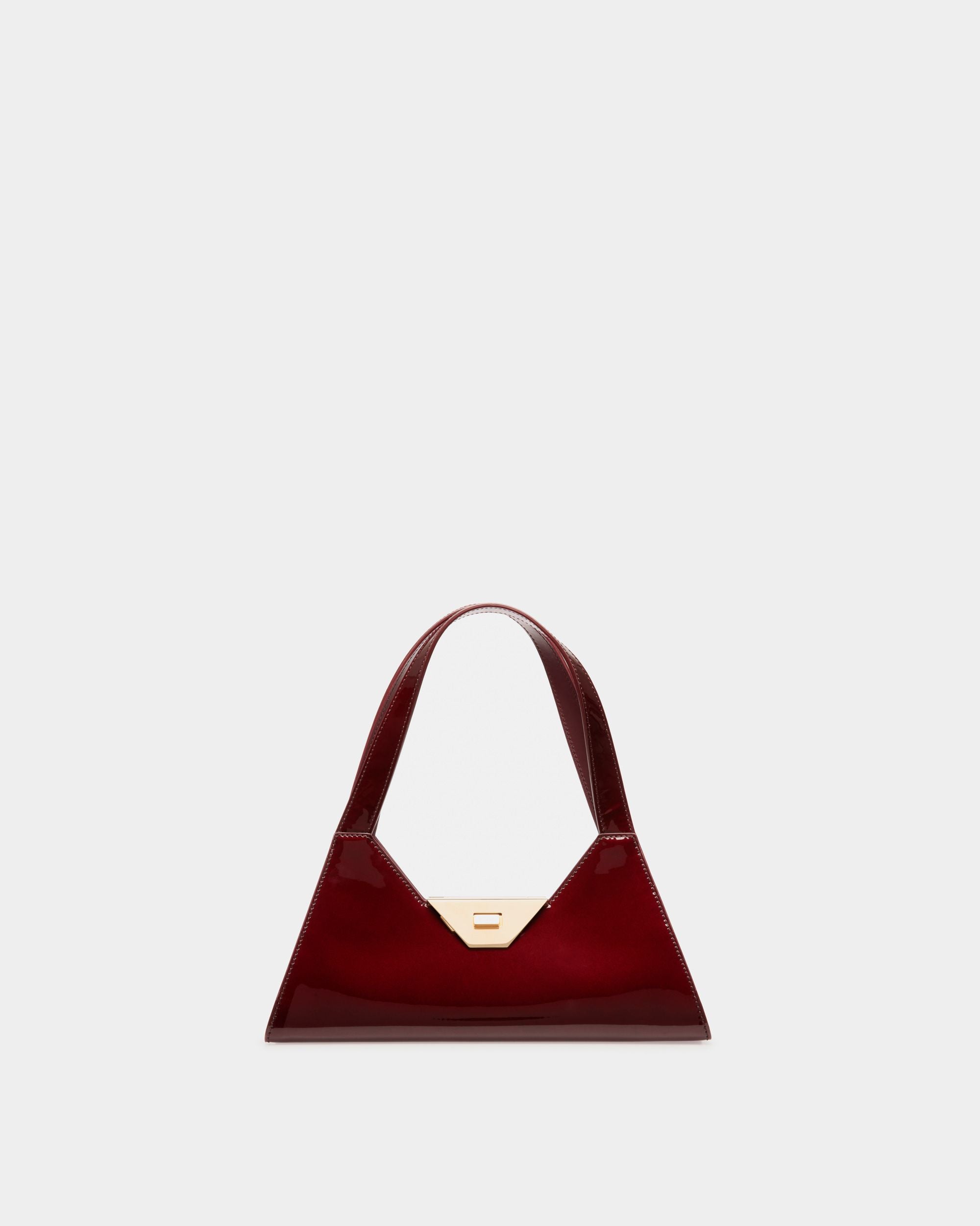 Borsa A Spalla Trilliant Small In Pelle Rosso Scuro - Donna - Bally - 01