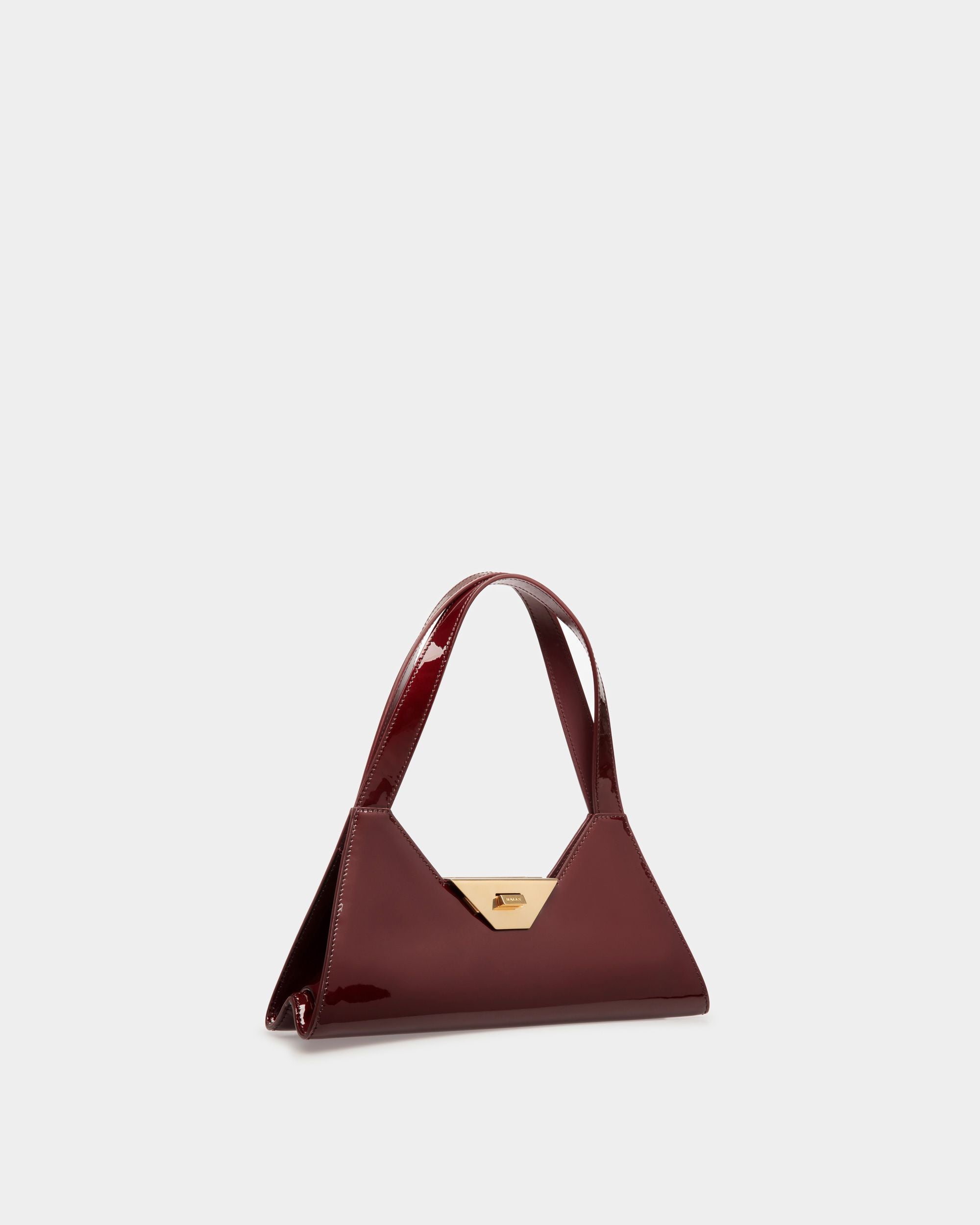 Borsa A Spalla Trilliant Small In Pelle Rosso Scuro - Donna - Bally - 03