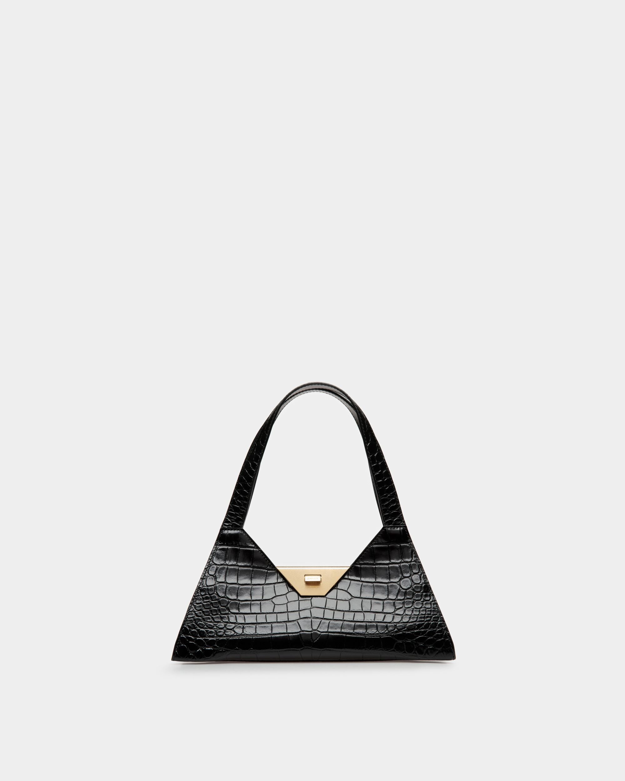 Borsa A Spalla Trilliant Small In Pelle Nera - Donna - Bally - 01