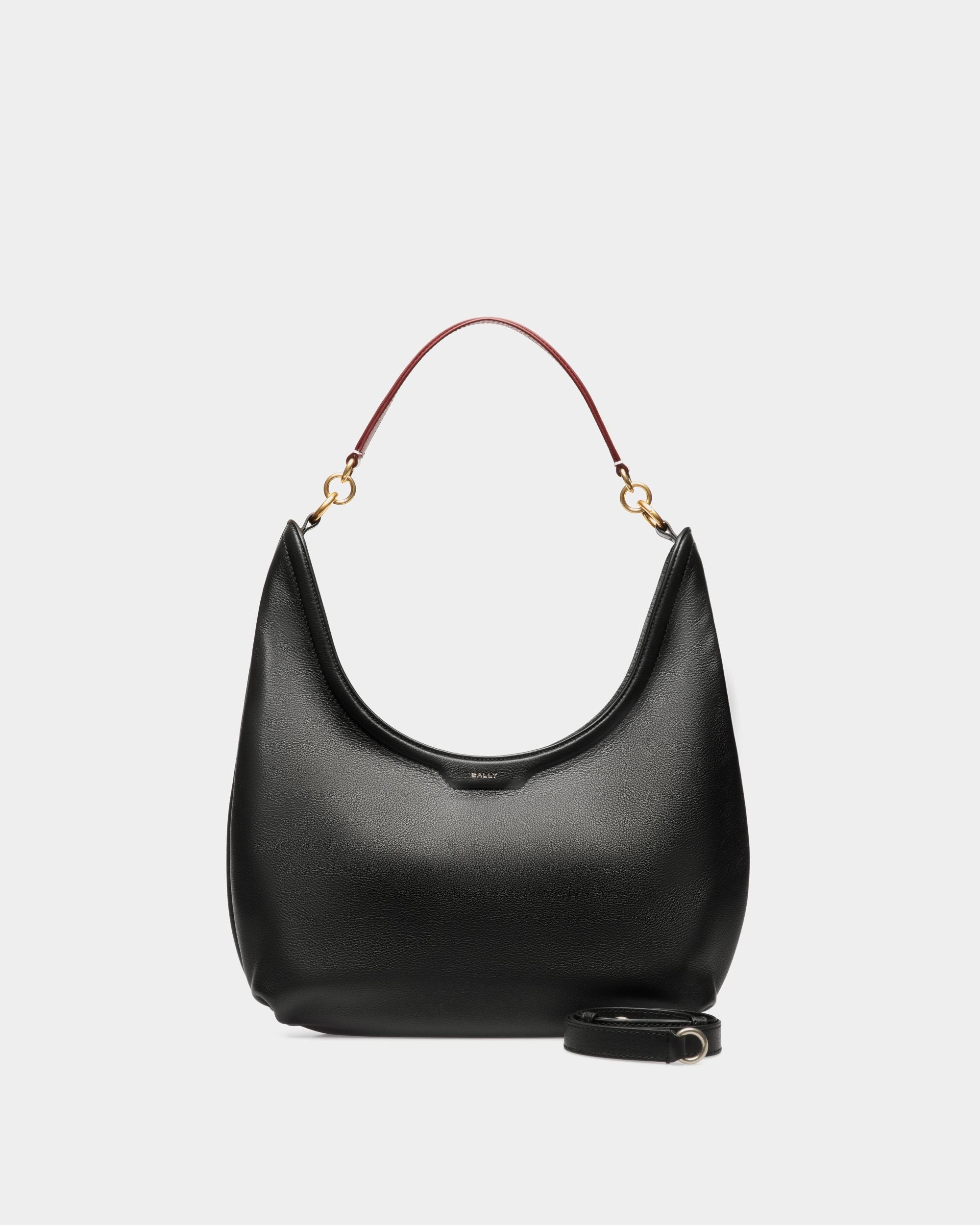 Borsa Hobo Code In Pelle Nera - Donna - Bally - 01