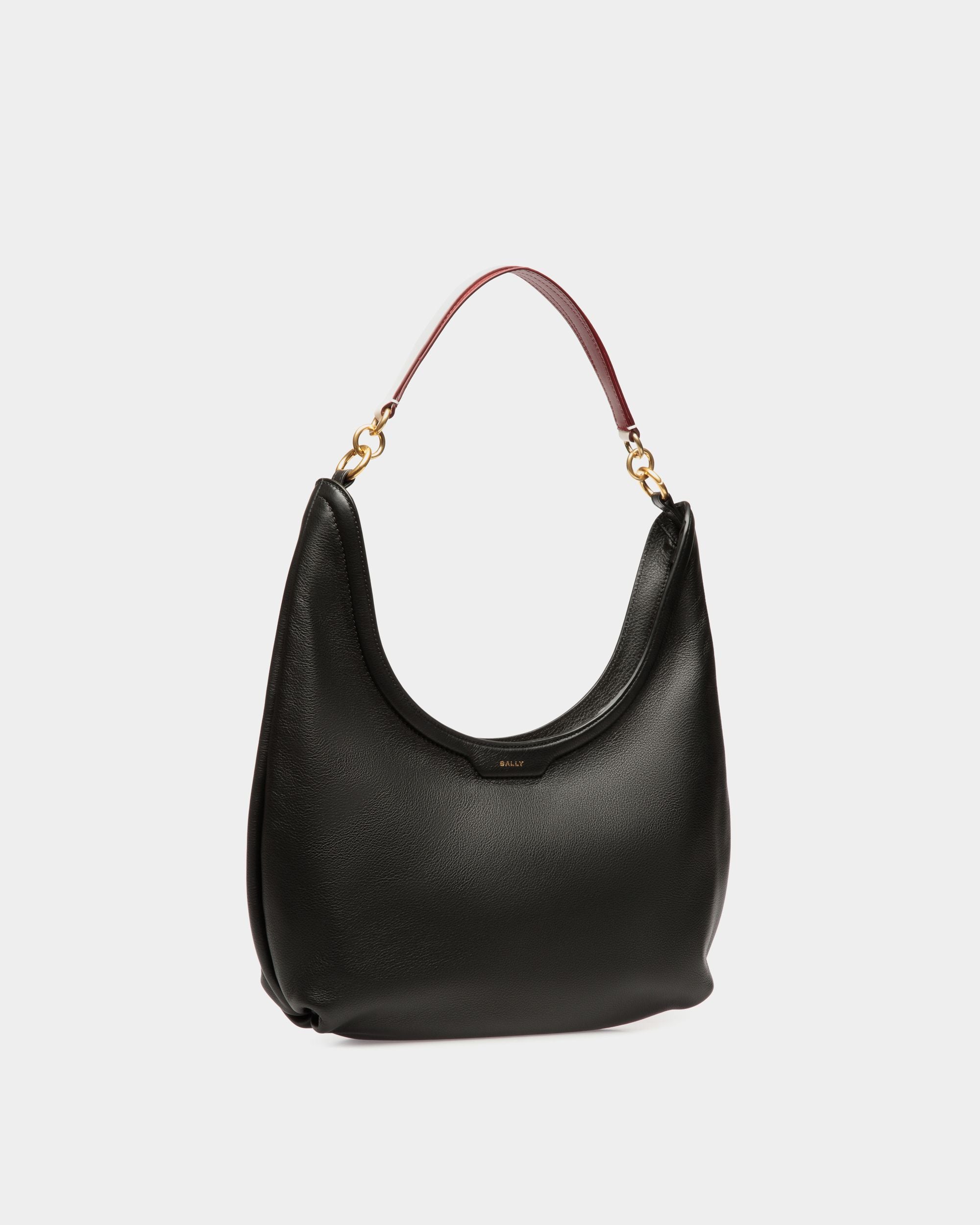 Borsa Hobo Code In Pelle Nera - Donna - Bally - 03