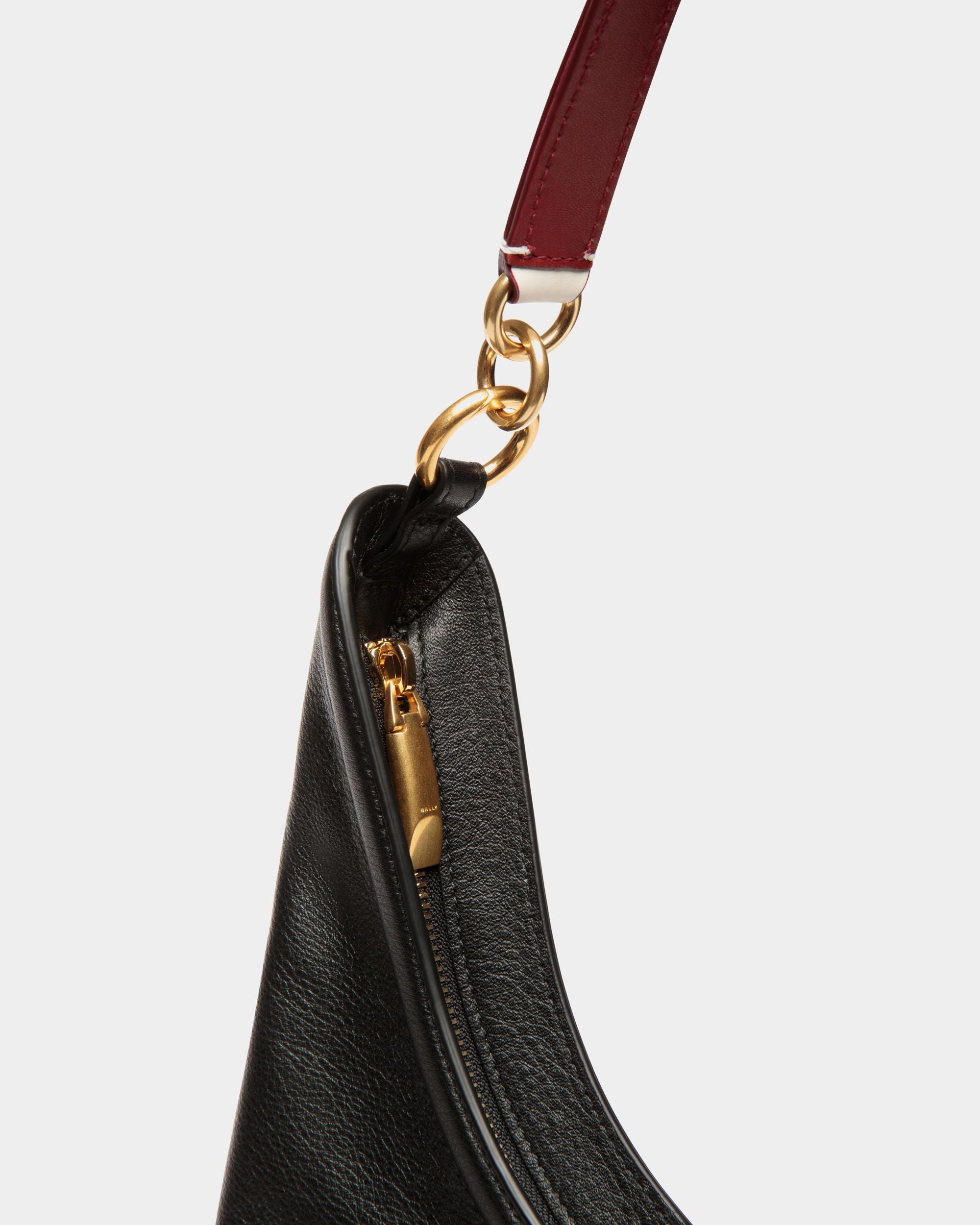 Borsa Hobo Code In Pelle Nera - Donna - Bally - 05