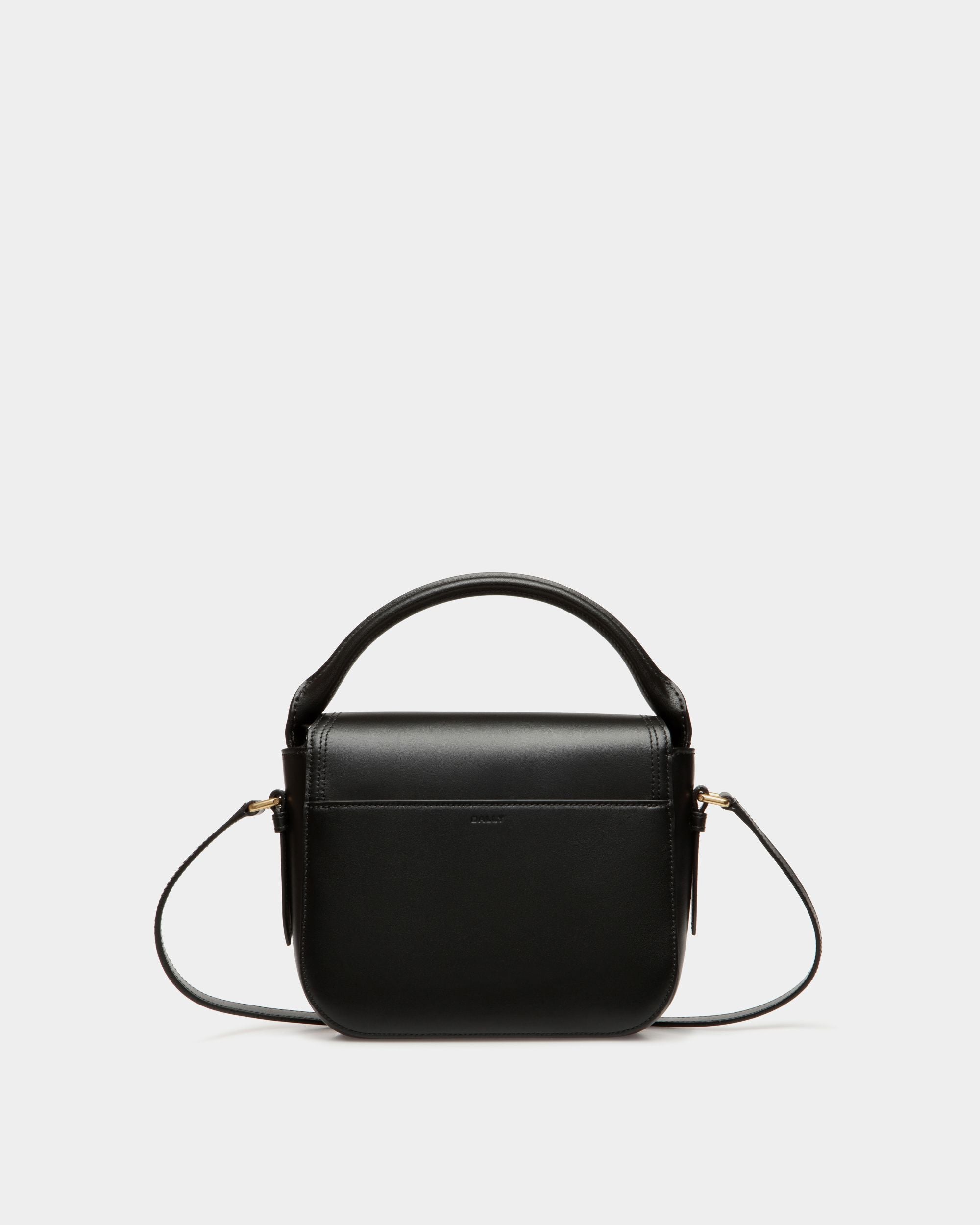 Borsa Mini Beckett In Pelle Nera Con Borchie - Donna - Bally - 03