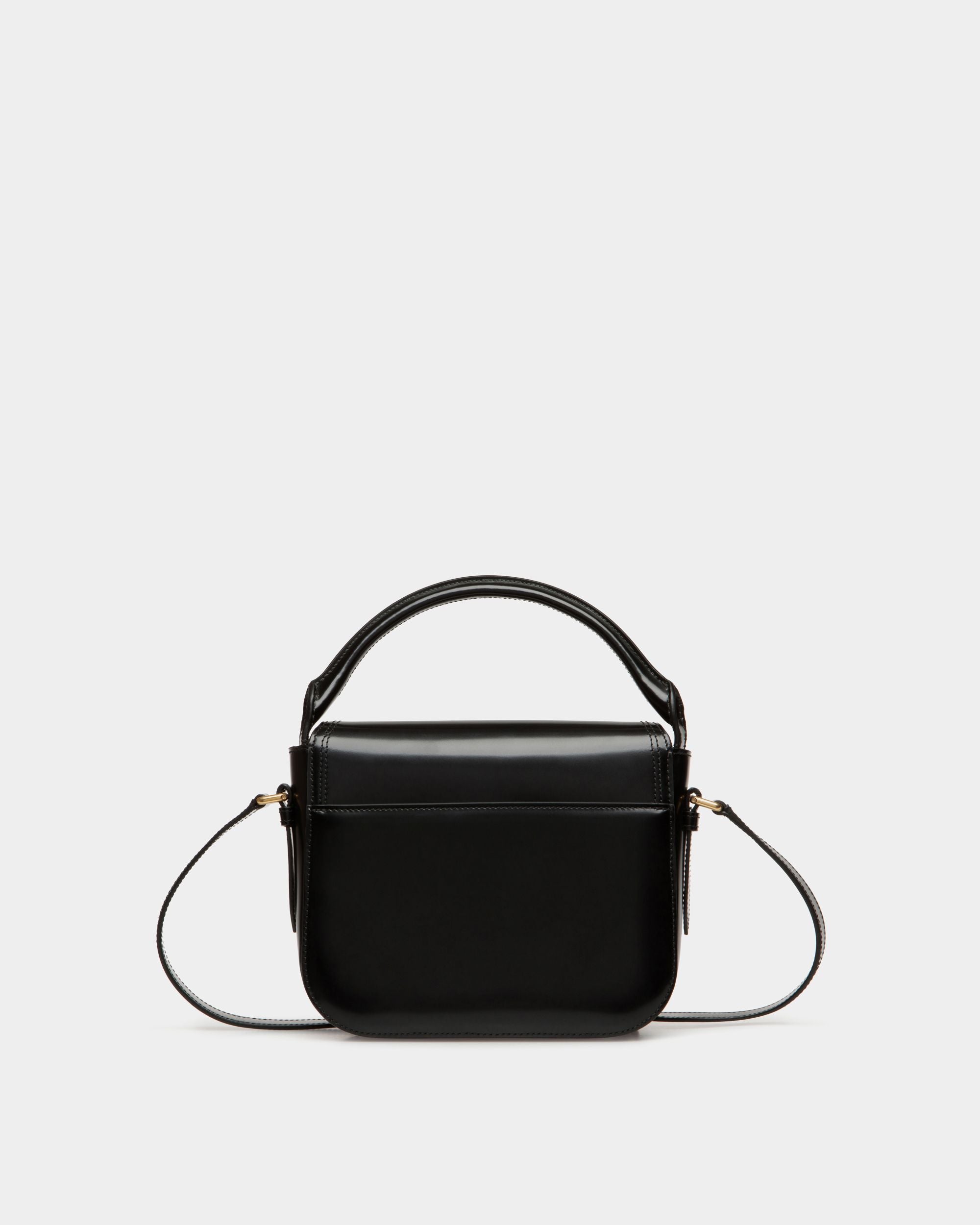 Borsa Mini Beckett In Pelle Spazzolata Nera - Donna - Bally - 03
