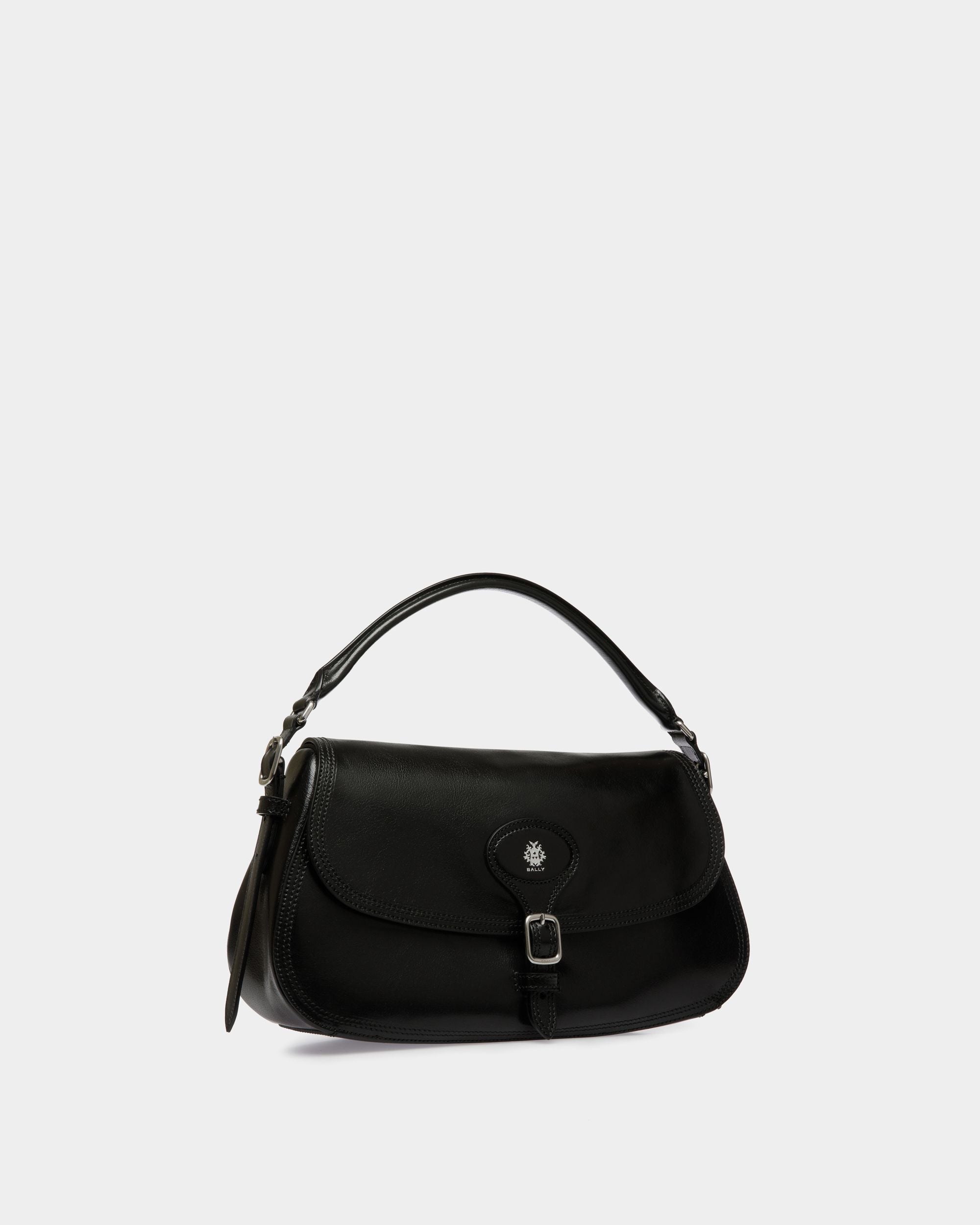 Borsa A Spalla Beckett In Pelle Nera - Donna - Bally - 04