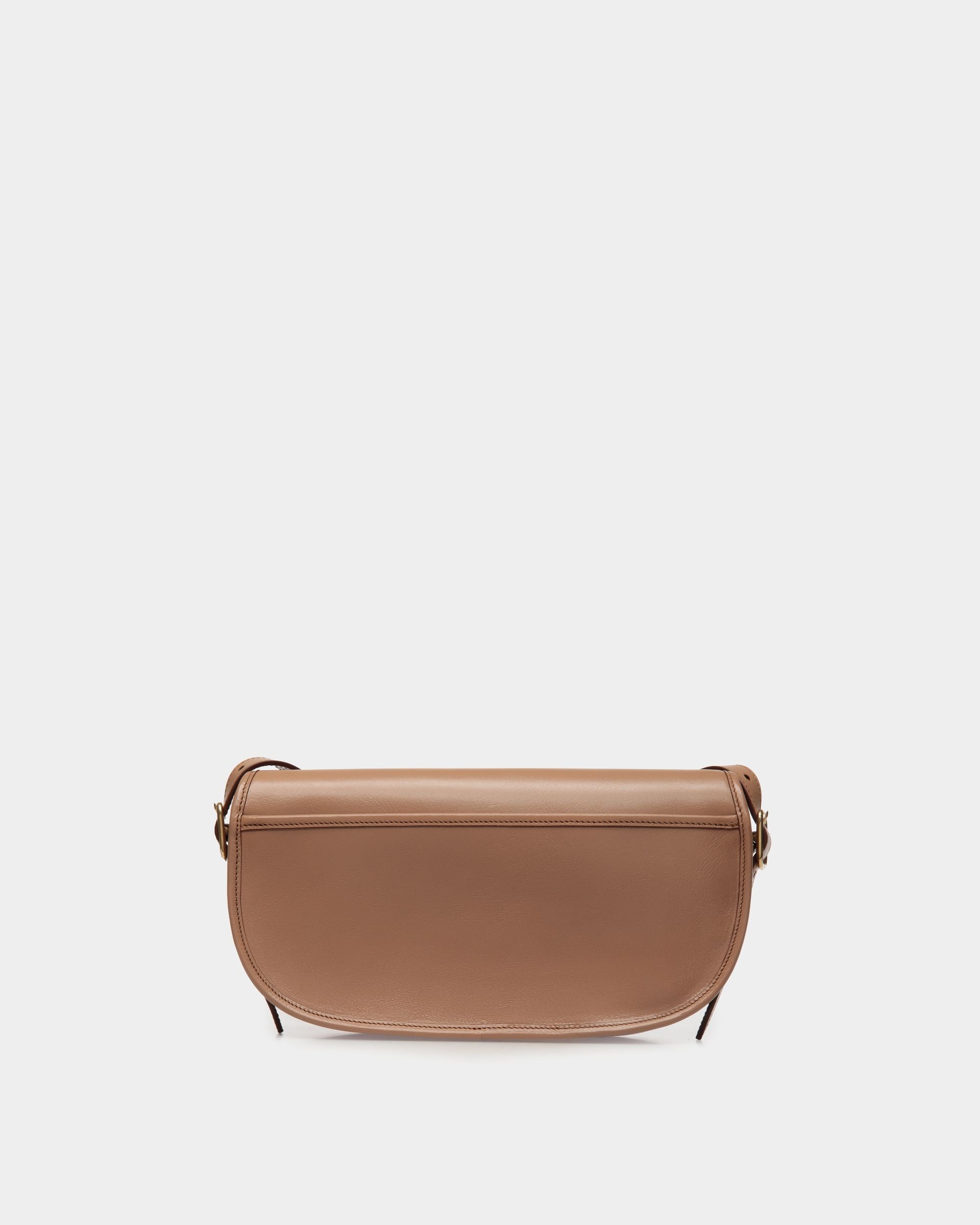 Borsa A Tracolla Beckett In Pelle Praline Beige - Donna - Bally - 03