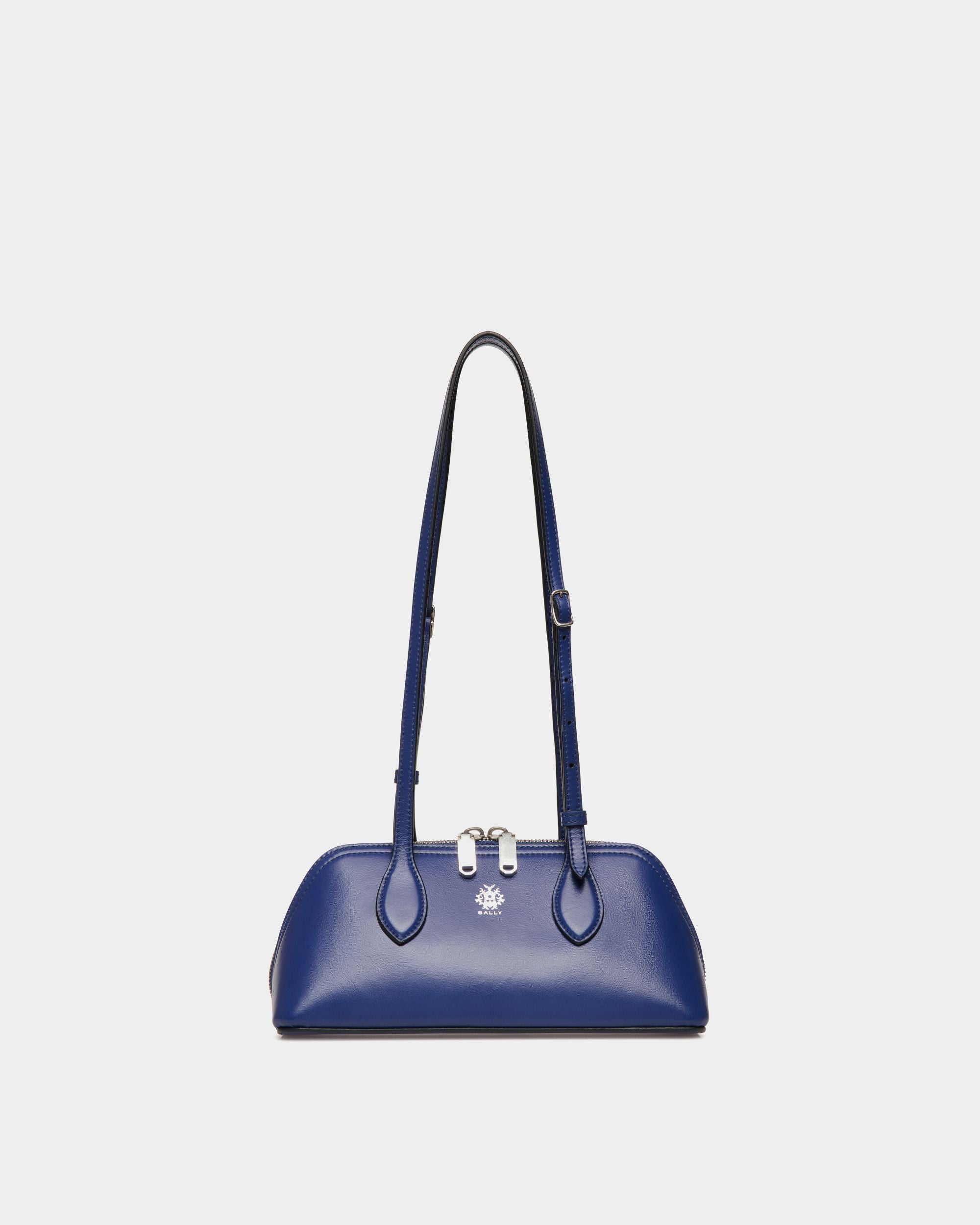 Borsa Mini Ray In Pelle Blu - Donna - Bally - 01