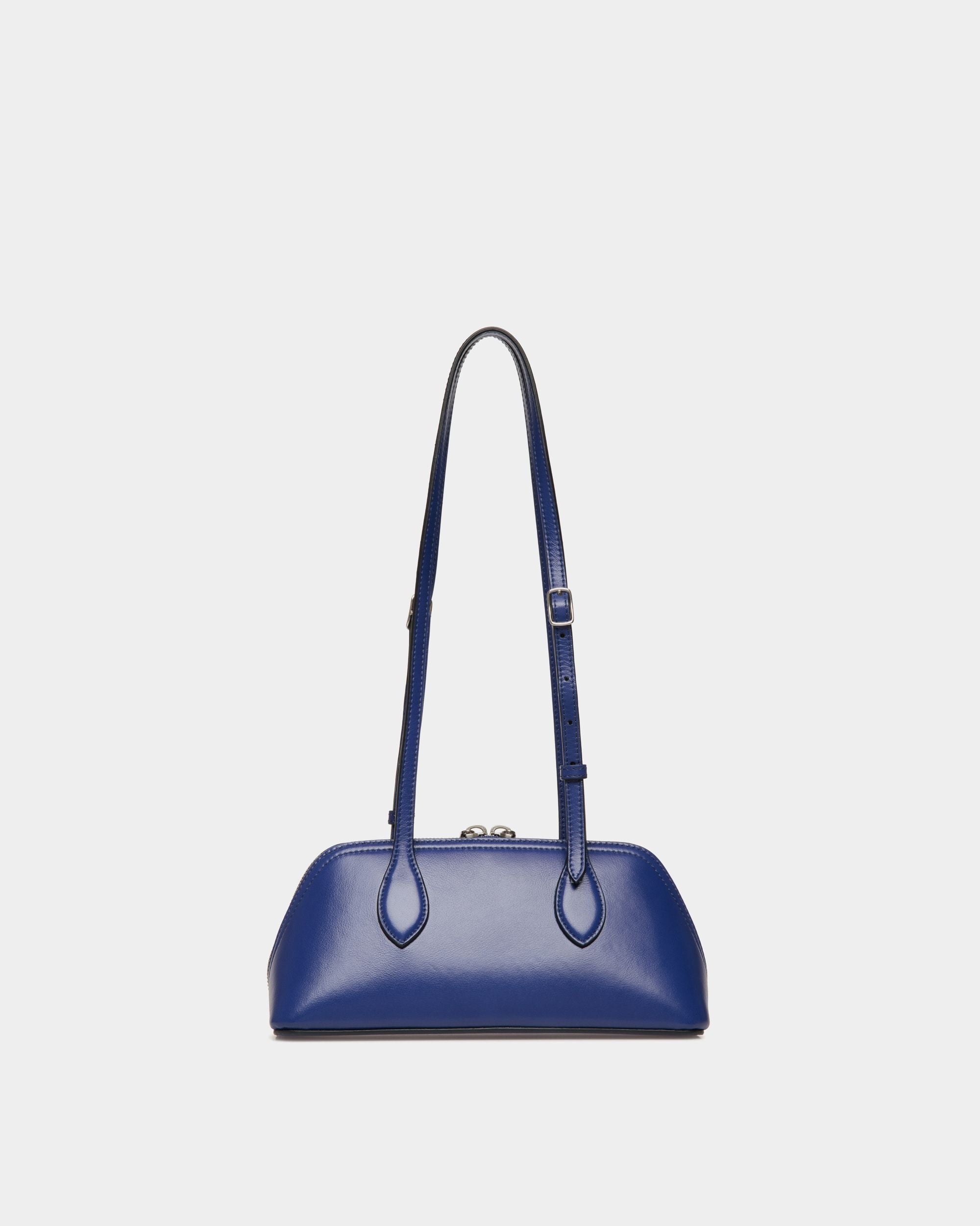 Borsa Mini Ray In Pelle Blu - Donna - Bally - 02
