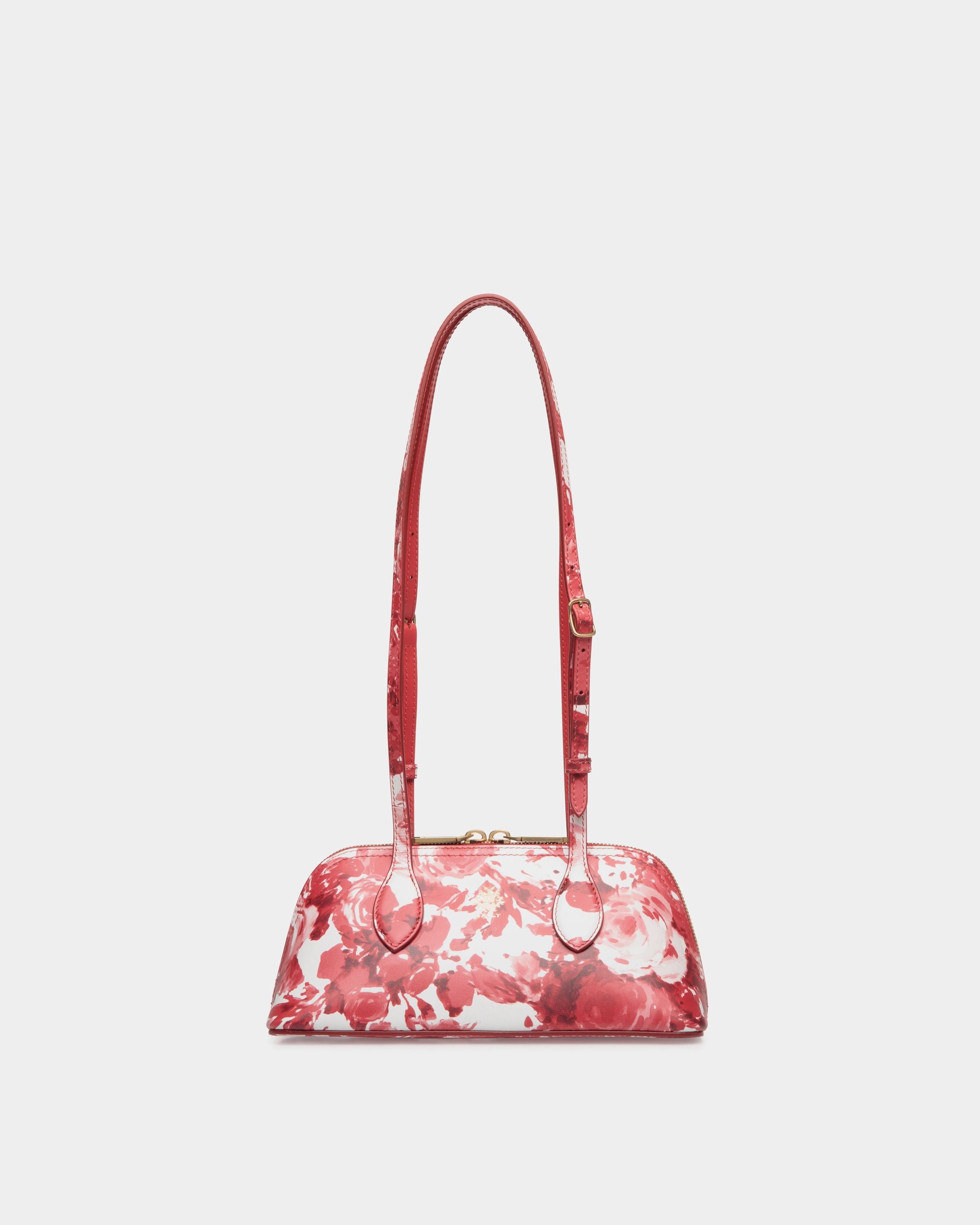 Borsa Mini Ray In Pelle Con Stampa Rosengarten - Donna - Bally - 01