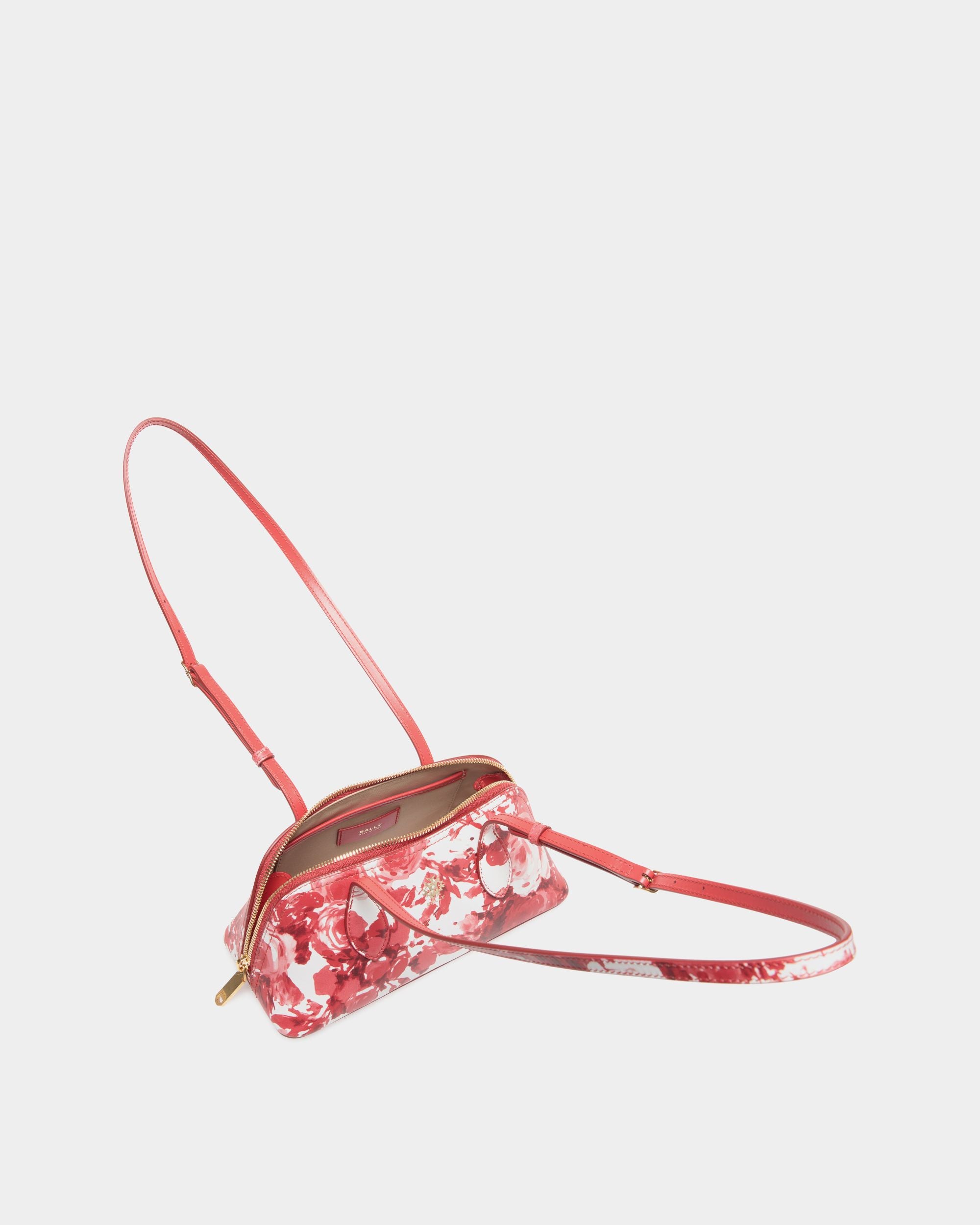 Borsa Mini Ray In Pelle Con Stampa Rosengarten - Donna - Bally - 04