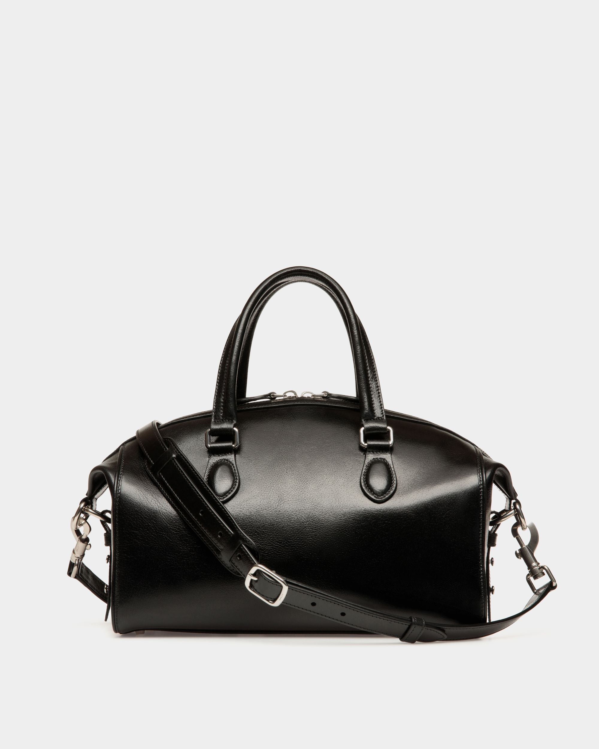 Borsa A Mano Beckett In Pelle Nera - Donna - Bally - 03