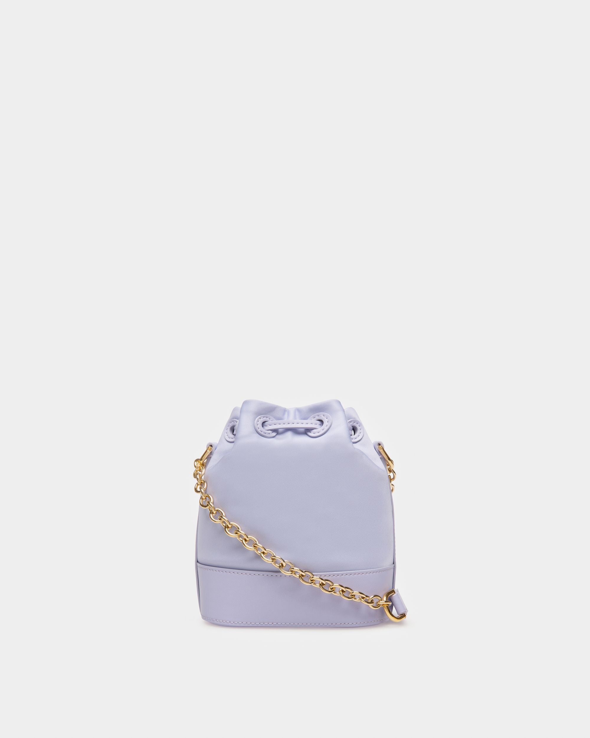 Eoh Small Borsa A Secchiello In Nylon Lilla - Donna - Bally - 03