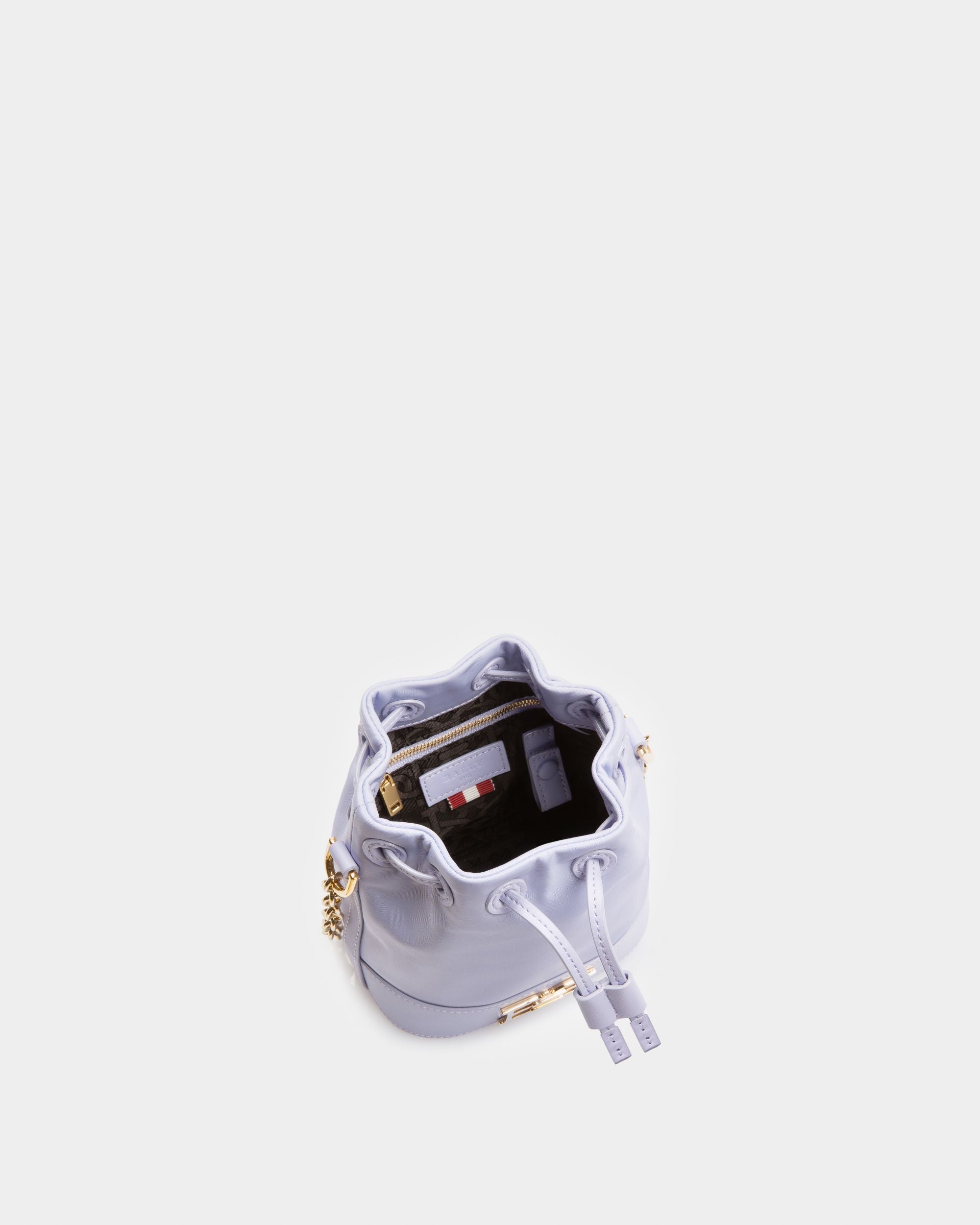 Eoh Small Borsa A Secchiello In Nylon Lilla - Donna - Bally - 04