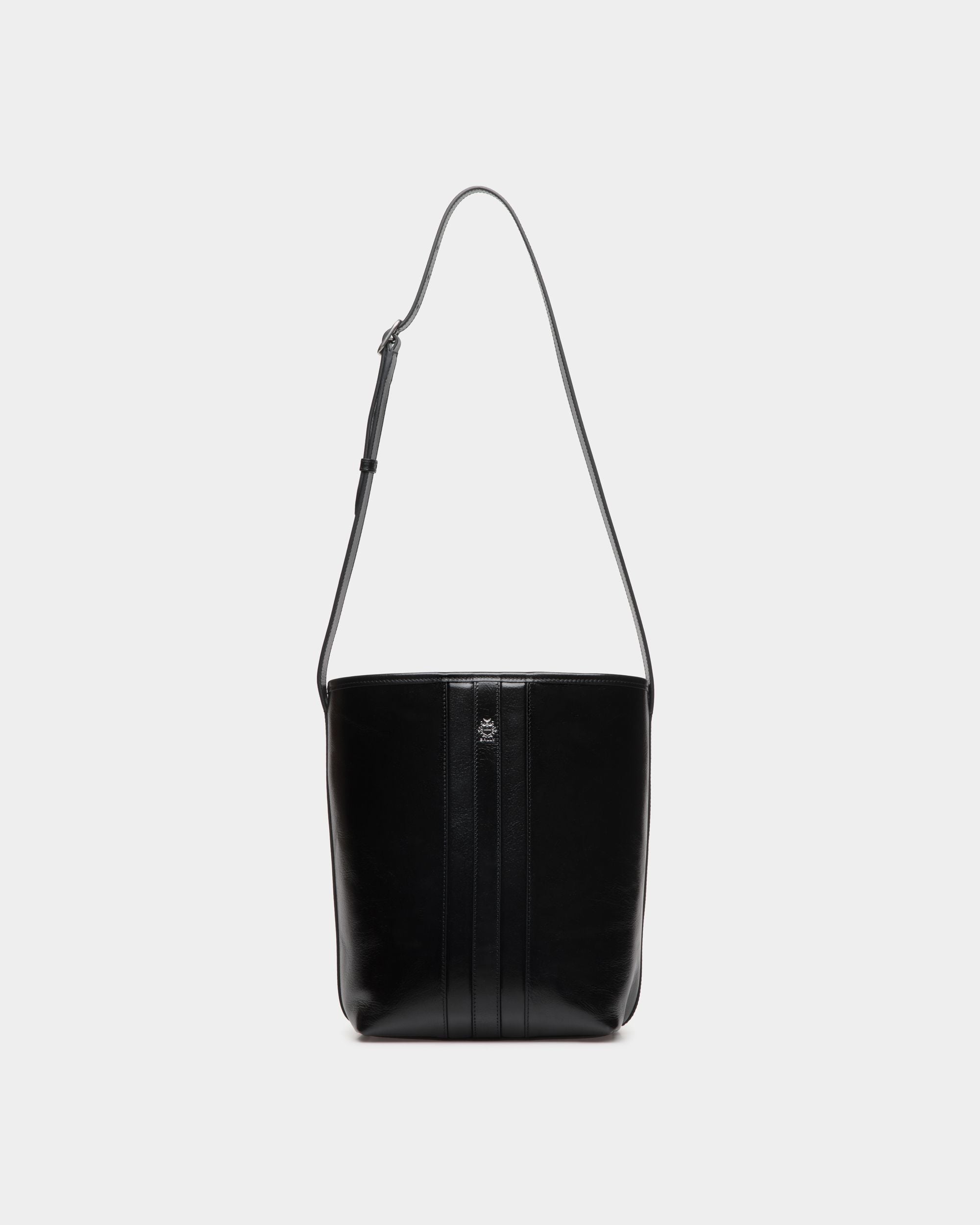 Borsa A Secchiello Beckett In Pelle Nera - Donna - Bally - 01