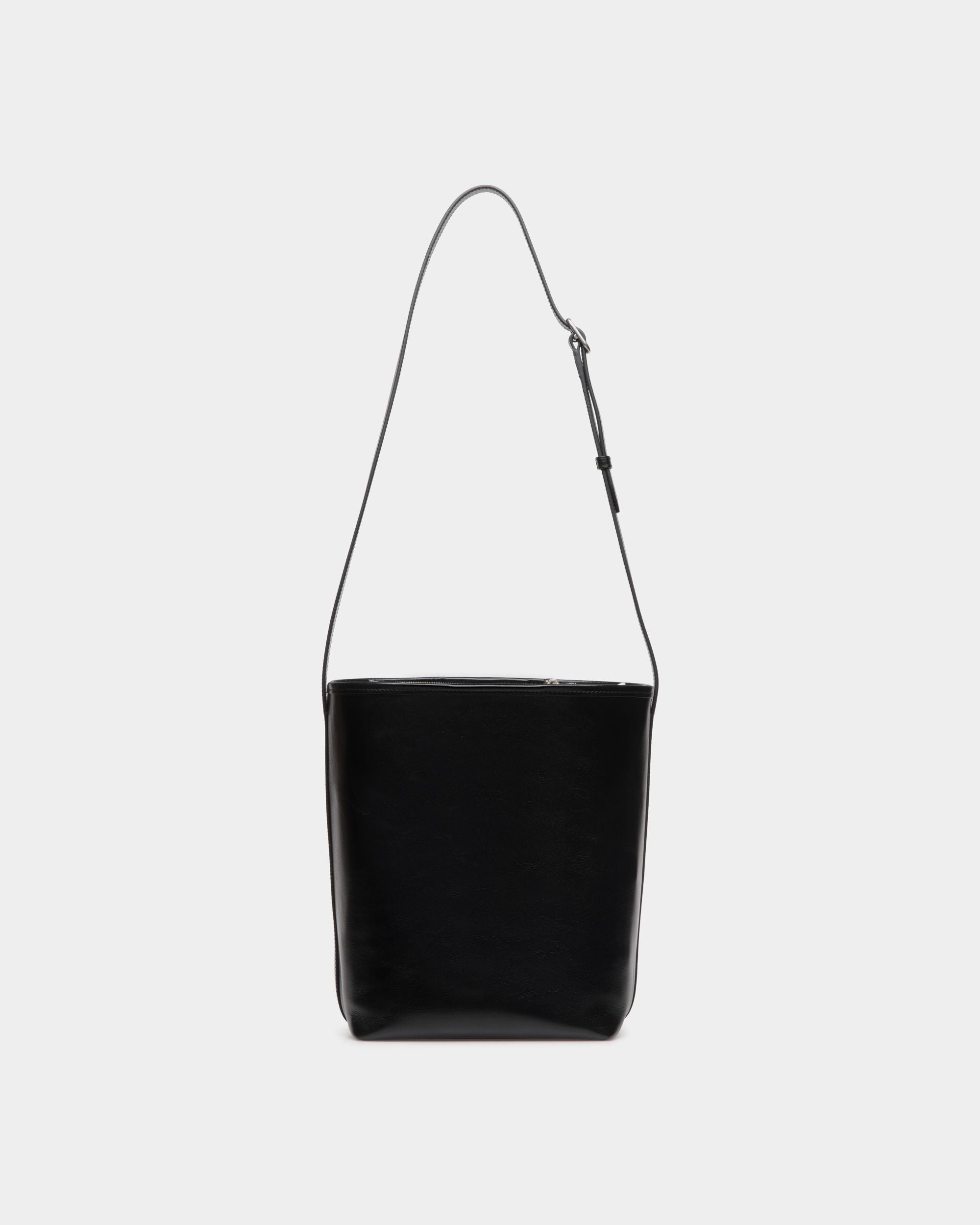 Borsa A Secchiello Beckett In Pelle Nera - Donna - Bally - 03
