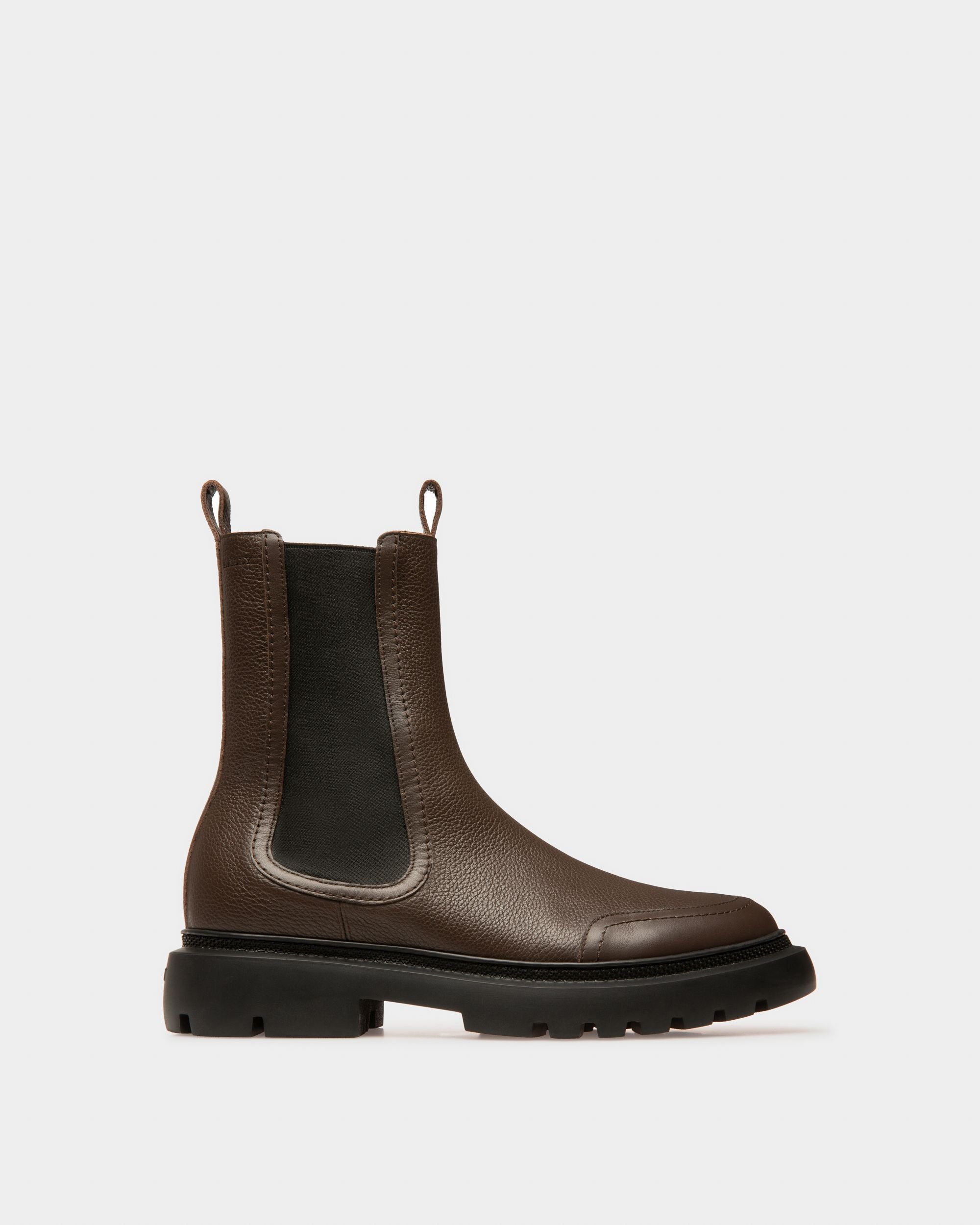 Ginny Flat Stivaletti In Pelle Marroni - Donna - Bally - 01