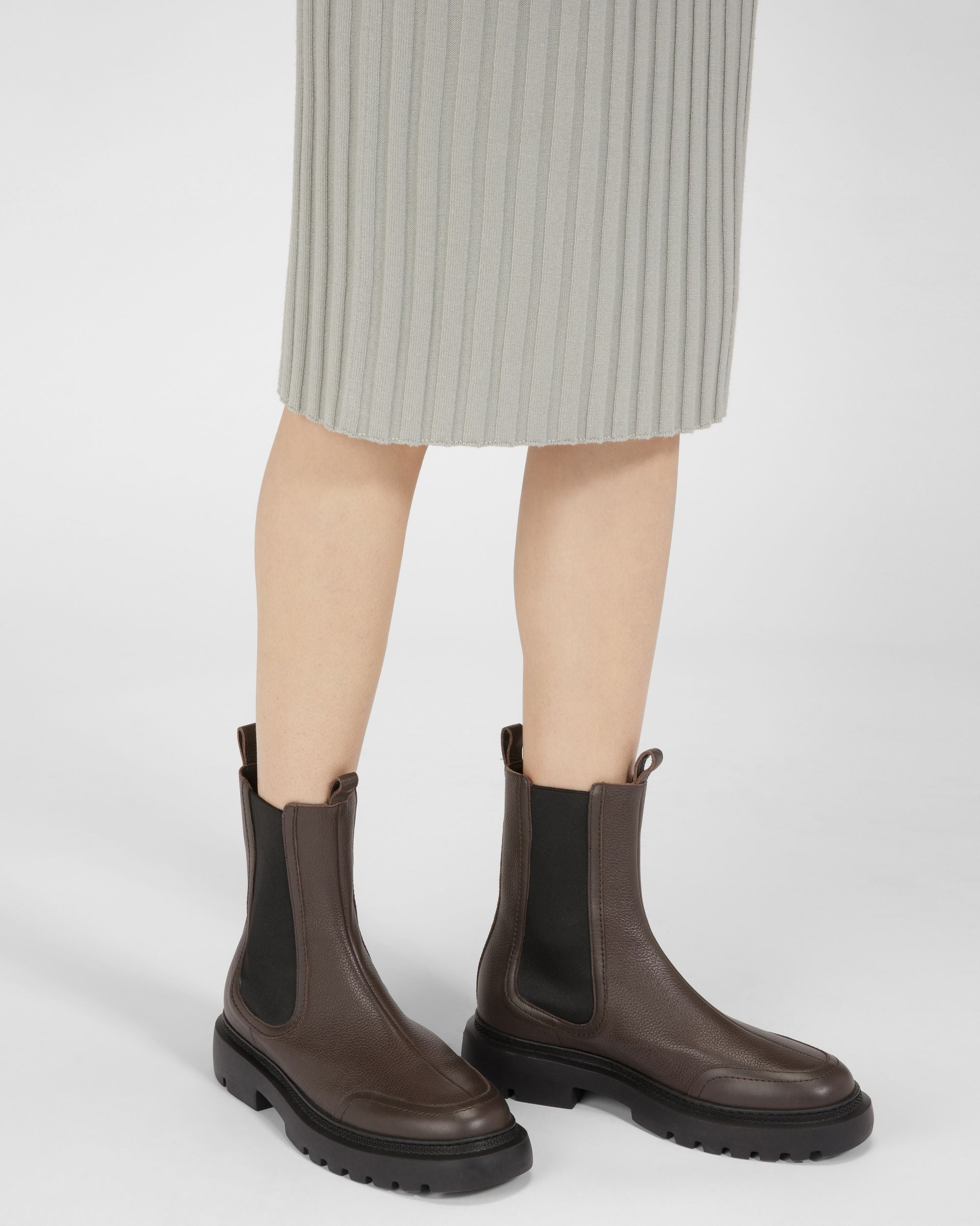 Ginny Flat Stivaletti In Pelle Marroni - Donna - Bally - 07