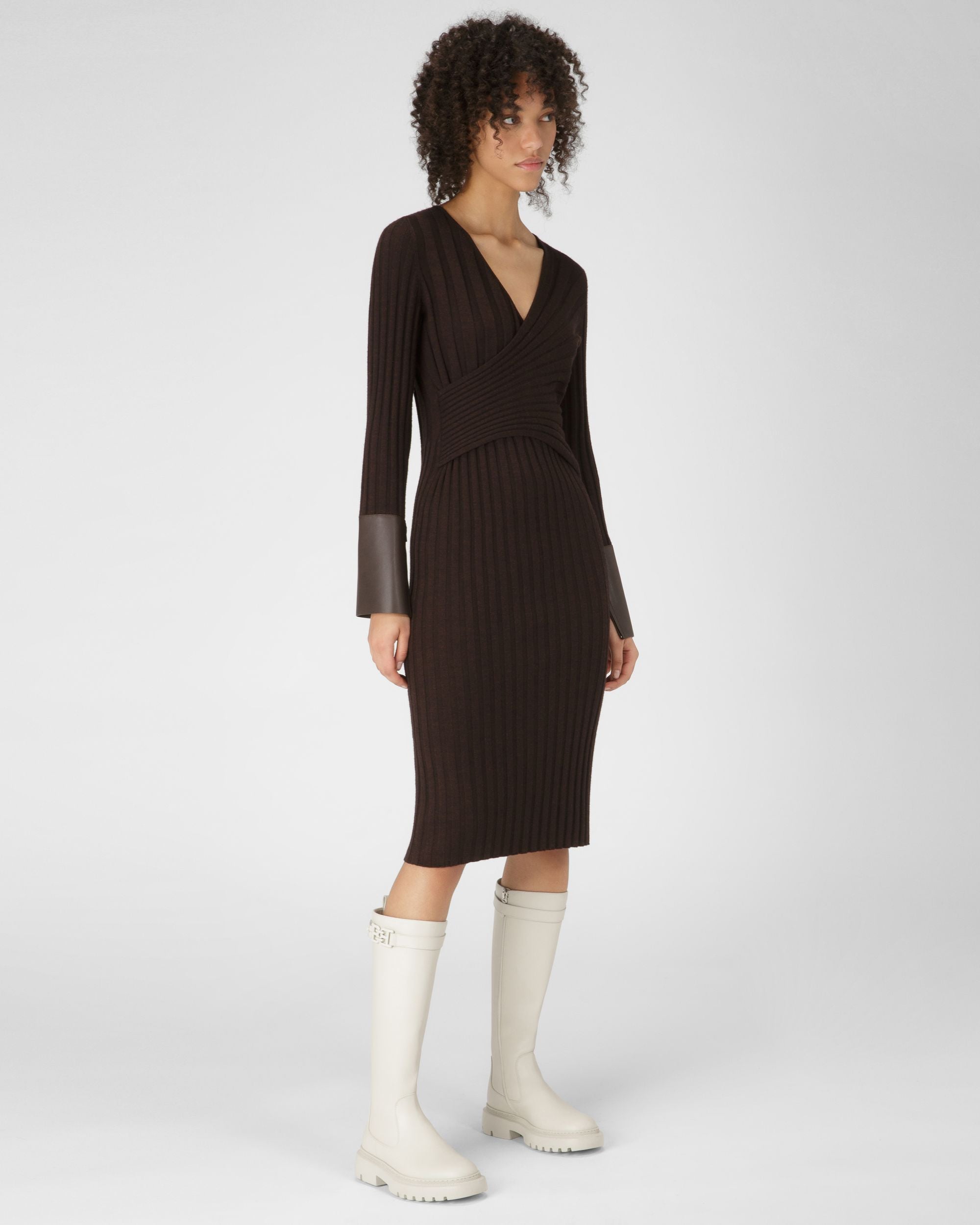Gaila Stivali In Pelle Colore Bianco Polvere - Donna - Bally - 06