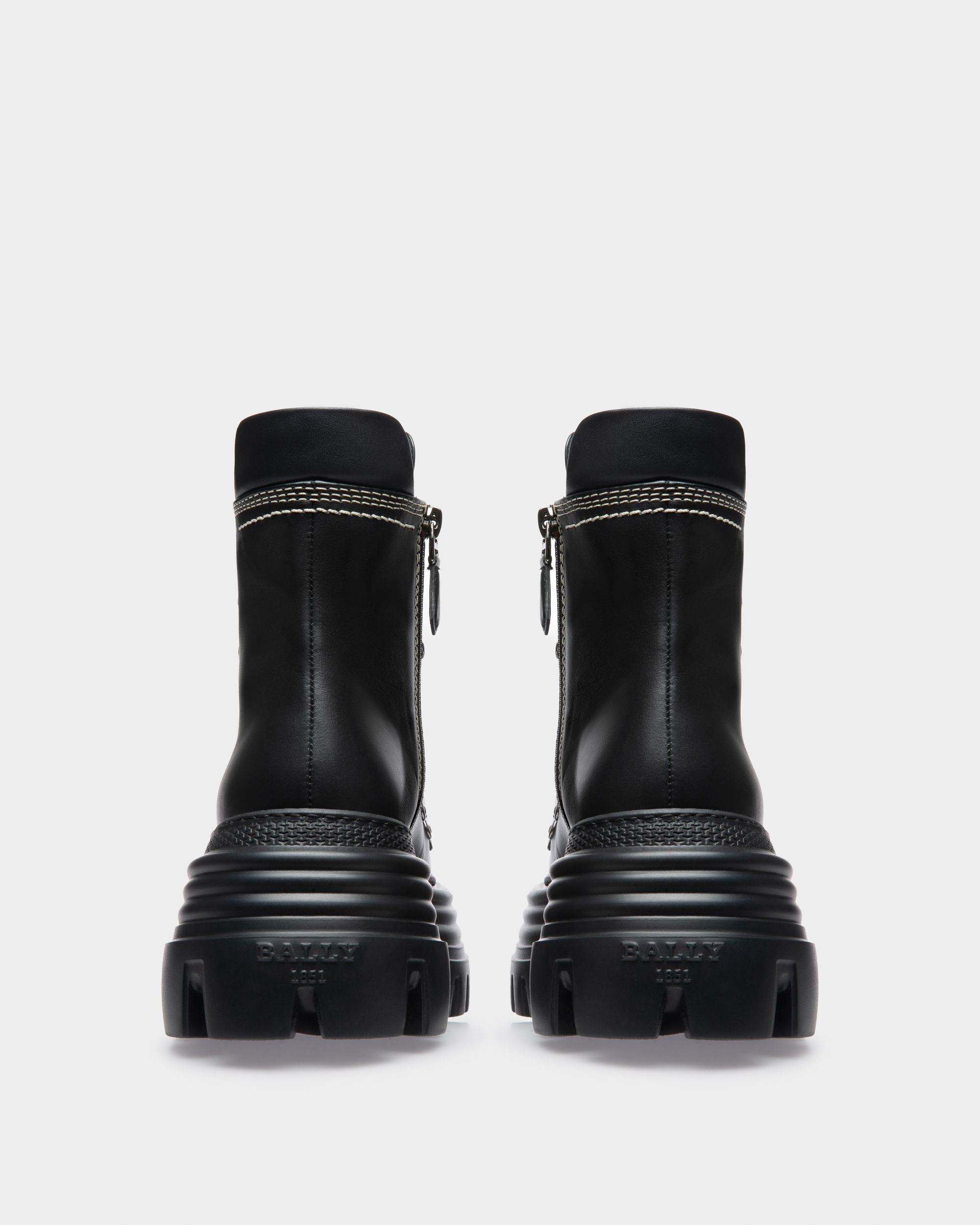 Graciella Stivaletti In Pelle Nera - Donna - Bally - 03