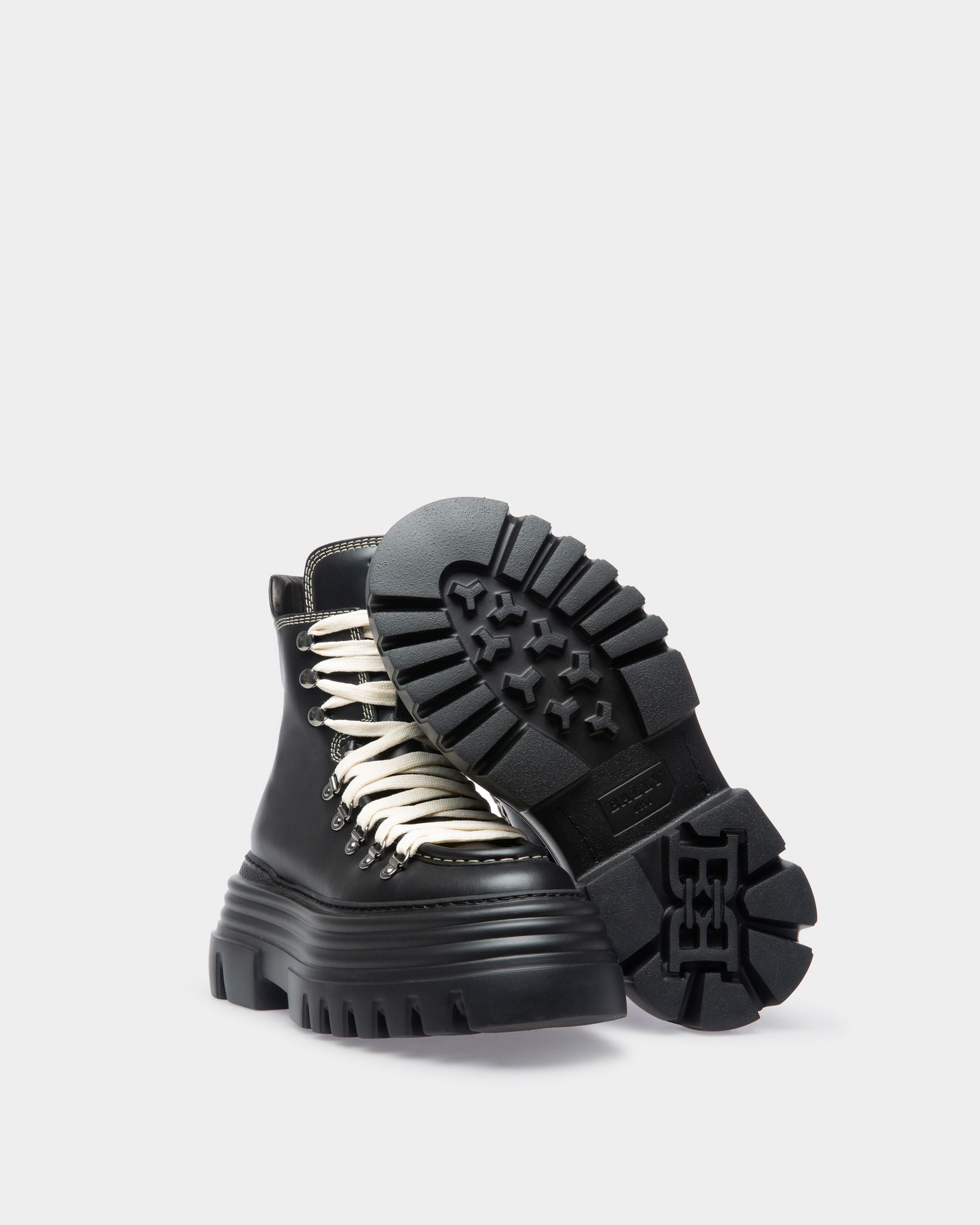 Graciella Stivaletti In Pelle Nera - Donna - Bally - 05