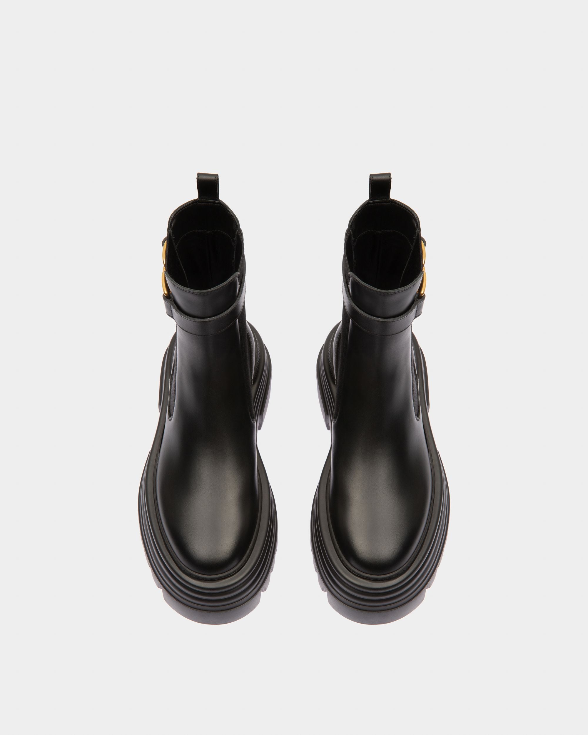 Greby Stivaletti In Pelle Nera - Donna - Bally - 02