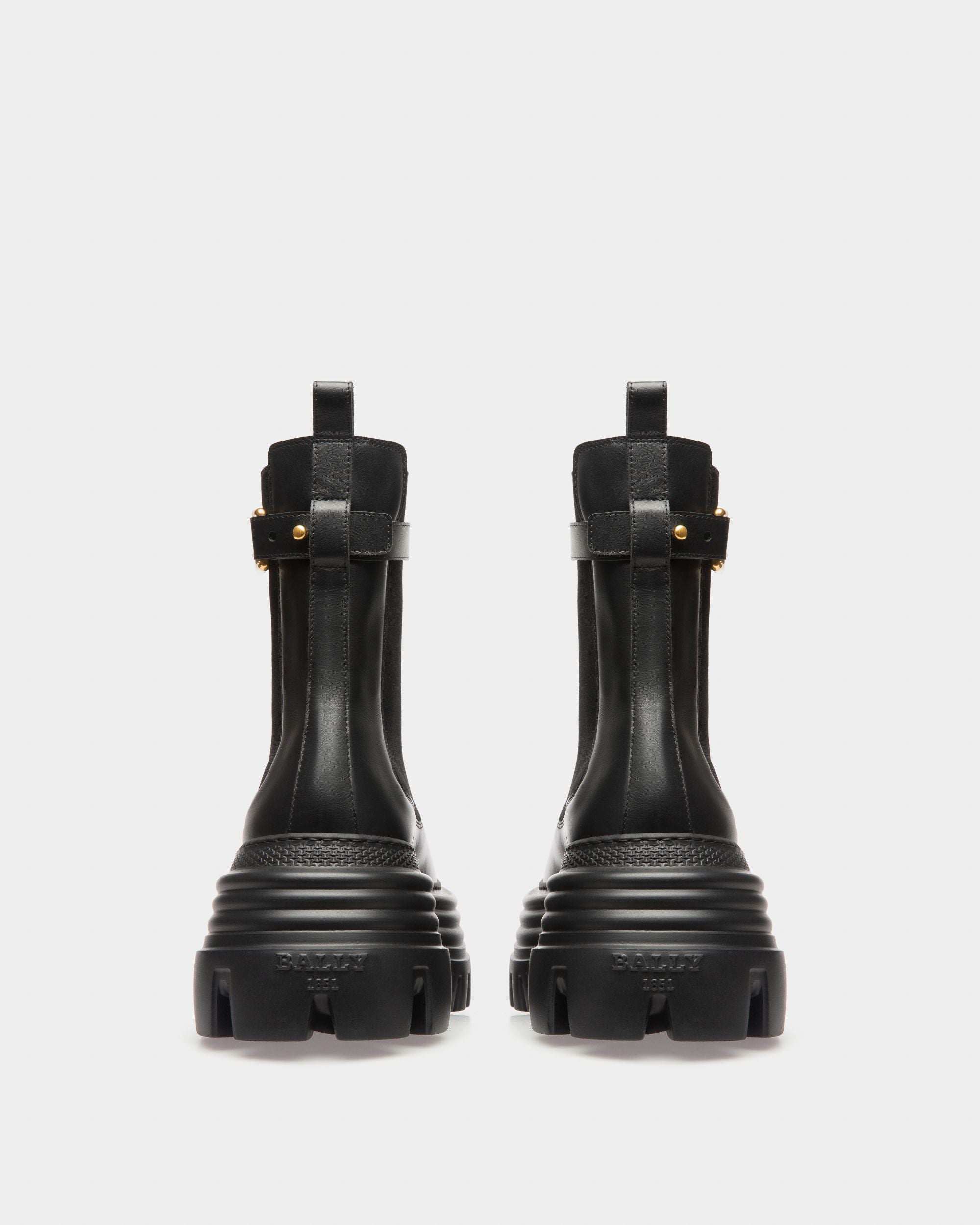 Greby Stivaletti In Pelle Nera - Donna - Bally - 03