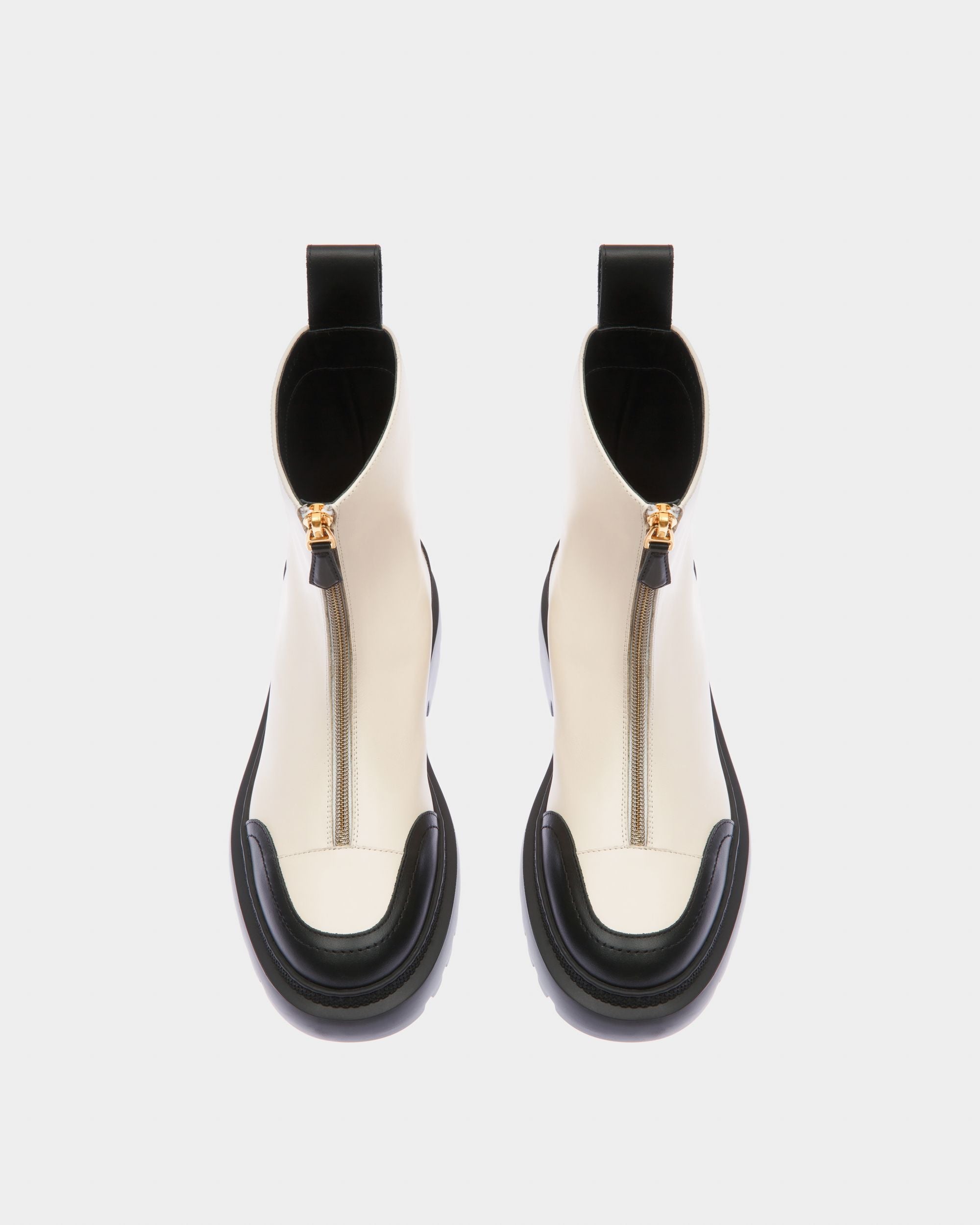 Giuli Stivaletto In Pelle Avorio - Donna - Bally - 02