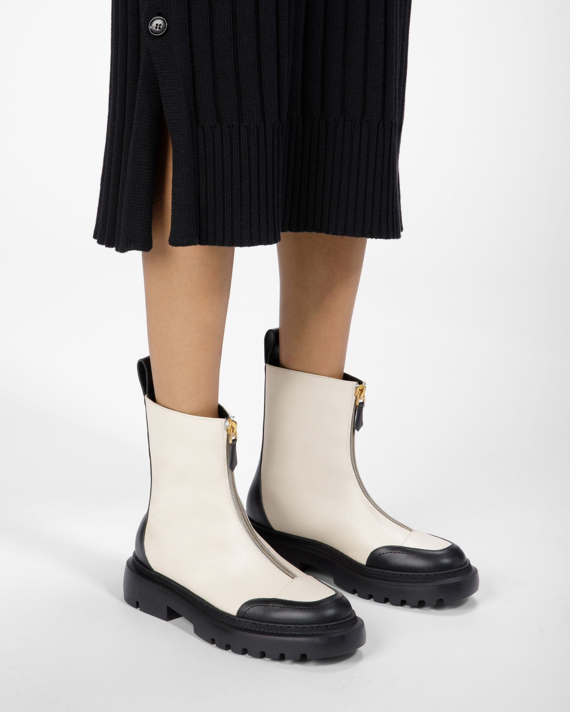 Giuli Stivaletto In Pelle Avorio - Donna - Bally - 03