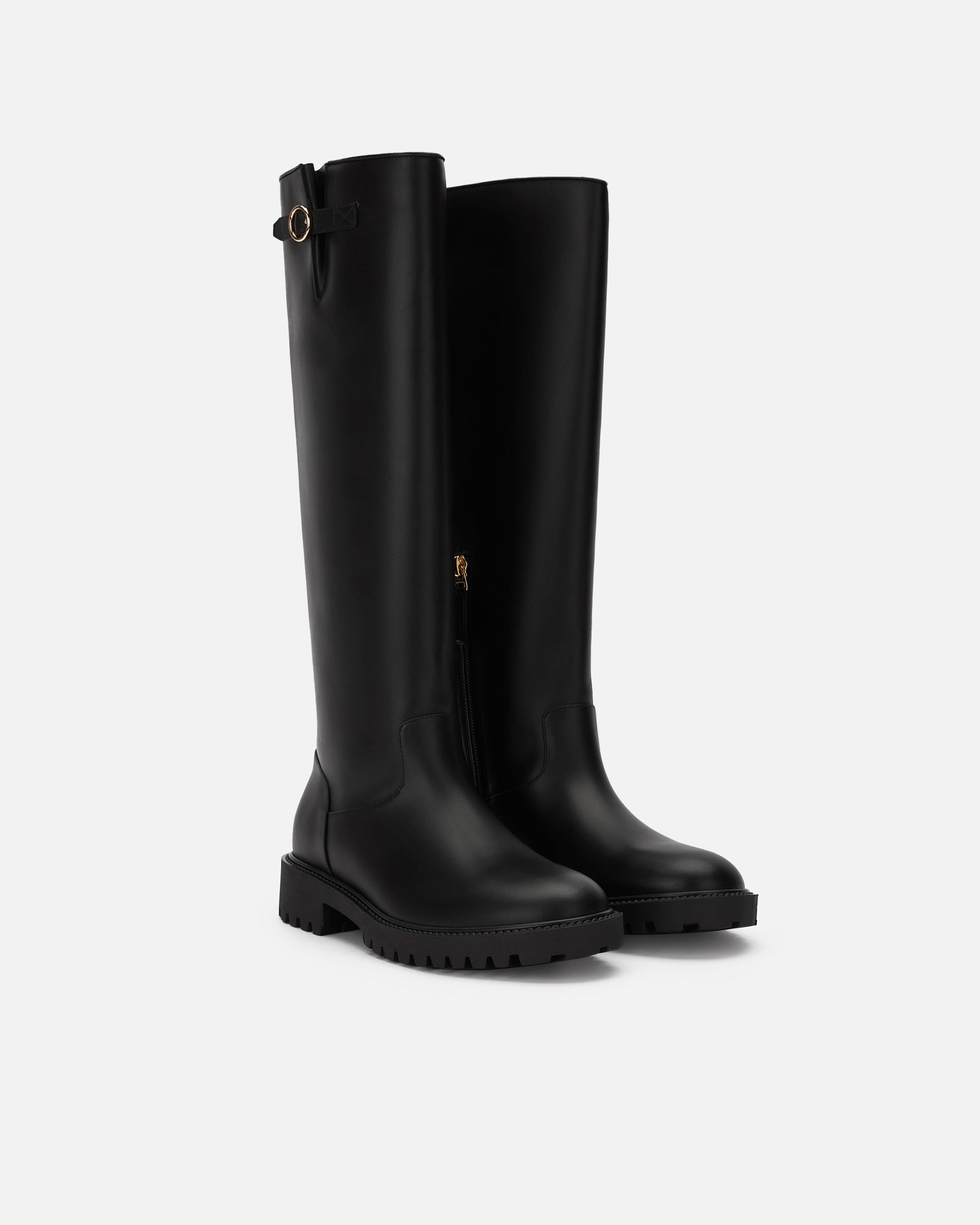 Stivale Alto In Pelle Nera - Donna - Bally - 02