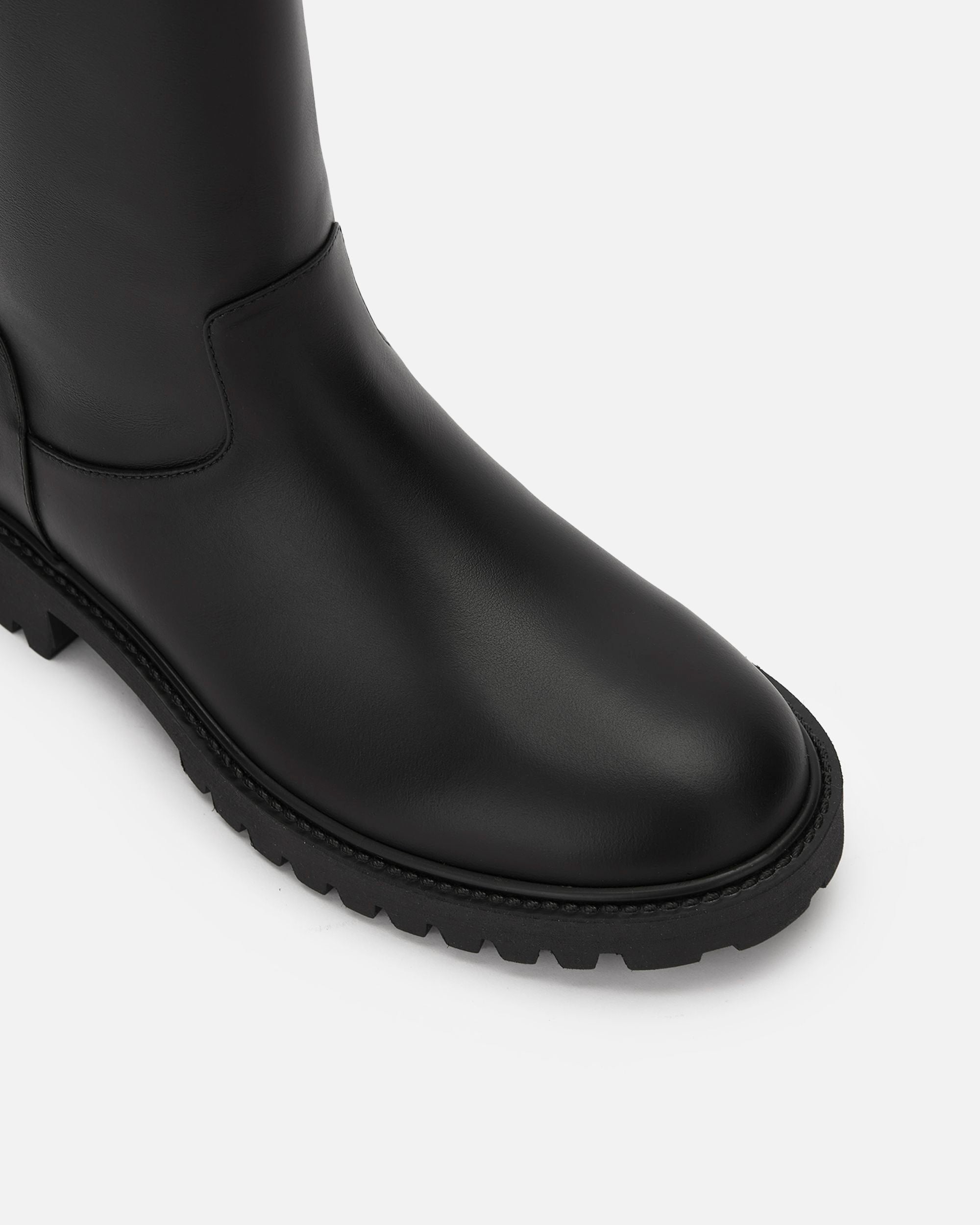 Stivale Alto In Pelle Nera - Donna - Bally - 04