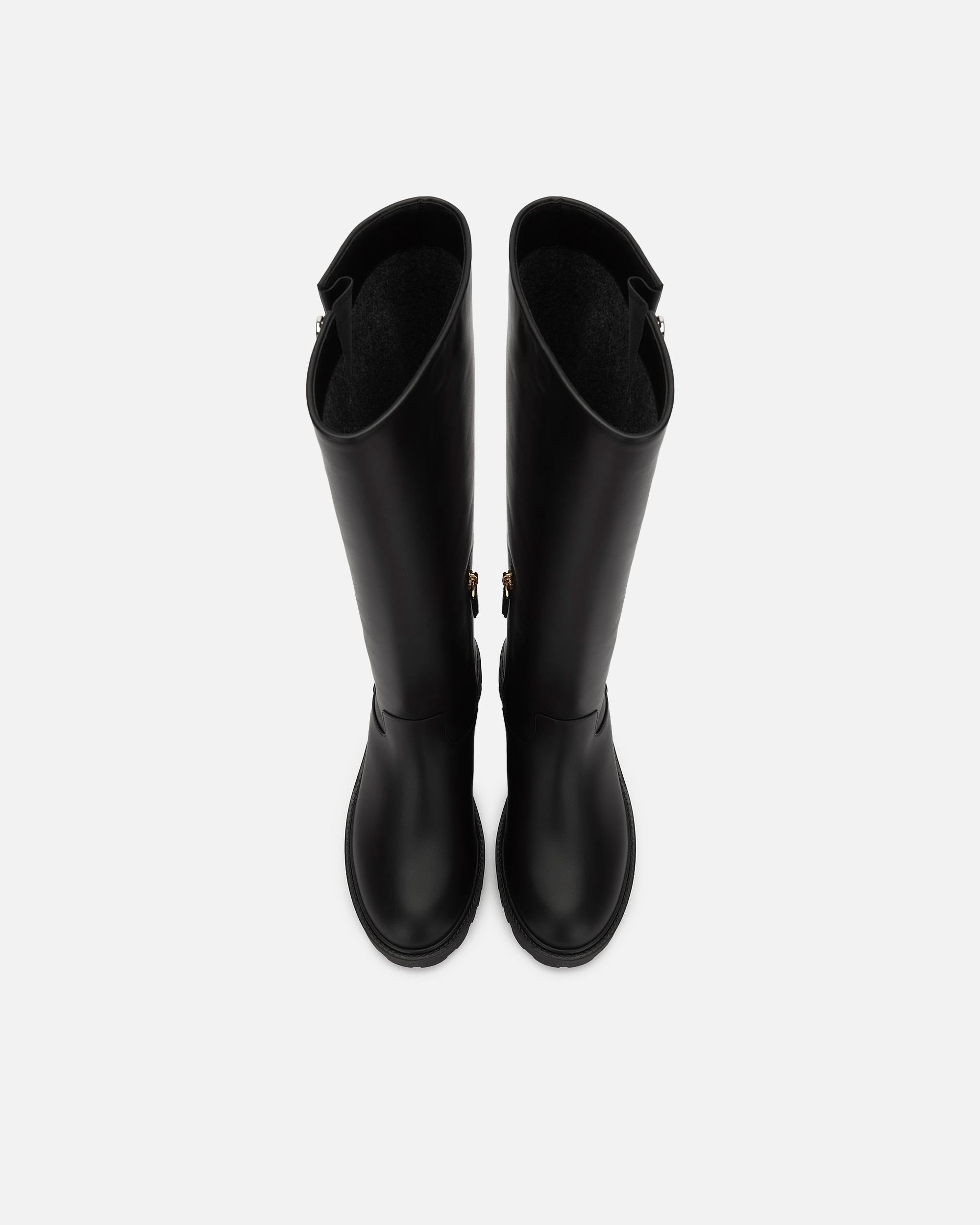 Women's Black Leather Boots - Donna - Bally - 05