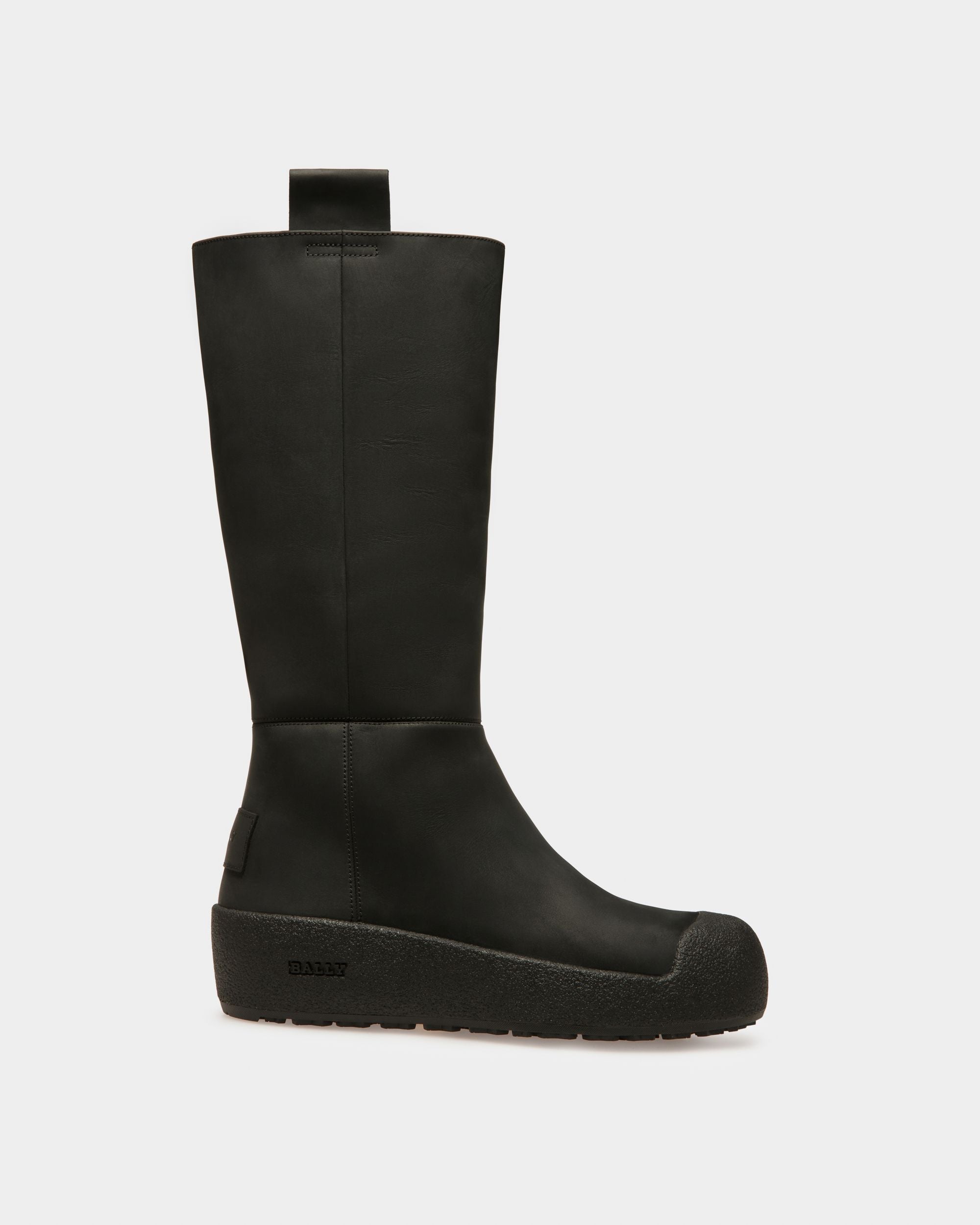 Jackson Stivale Alto In Pelle Nera - Donna - Bally - 01